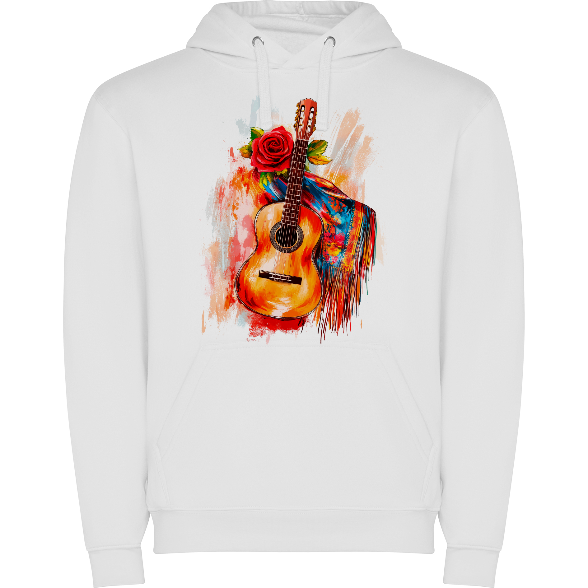 Sudadera con estampado gráfico "Guitarra"
