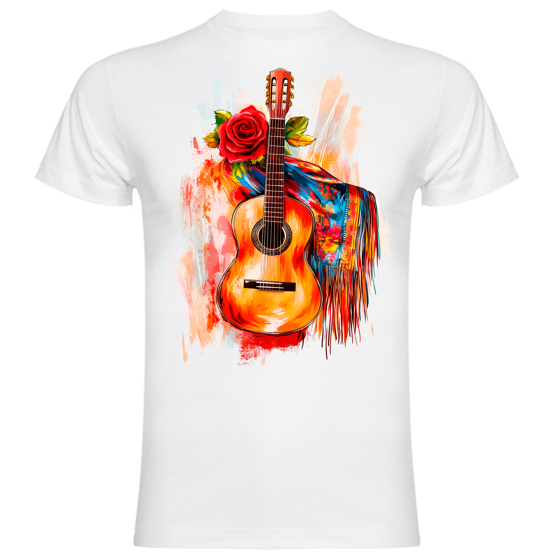 Sudadera con estampado gráfico "Guitarra"