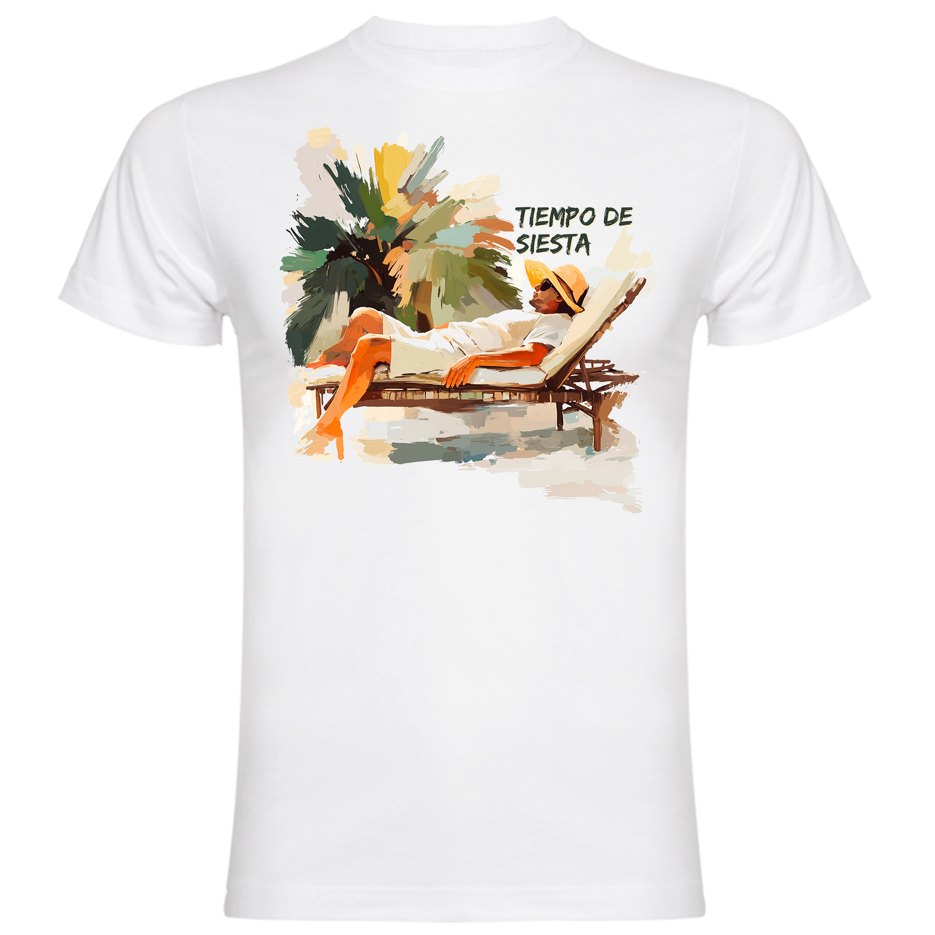 Sudadera con estampado gráfico "Tiempo de Siesta"