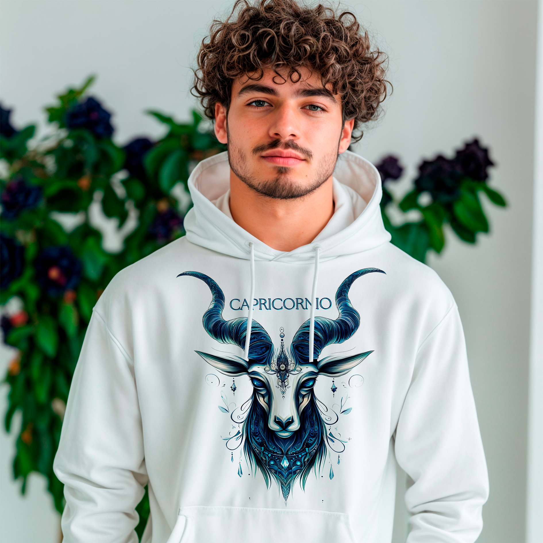 Sudadera con estampado gráfico "Capricornio"