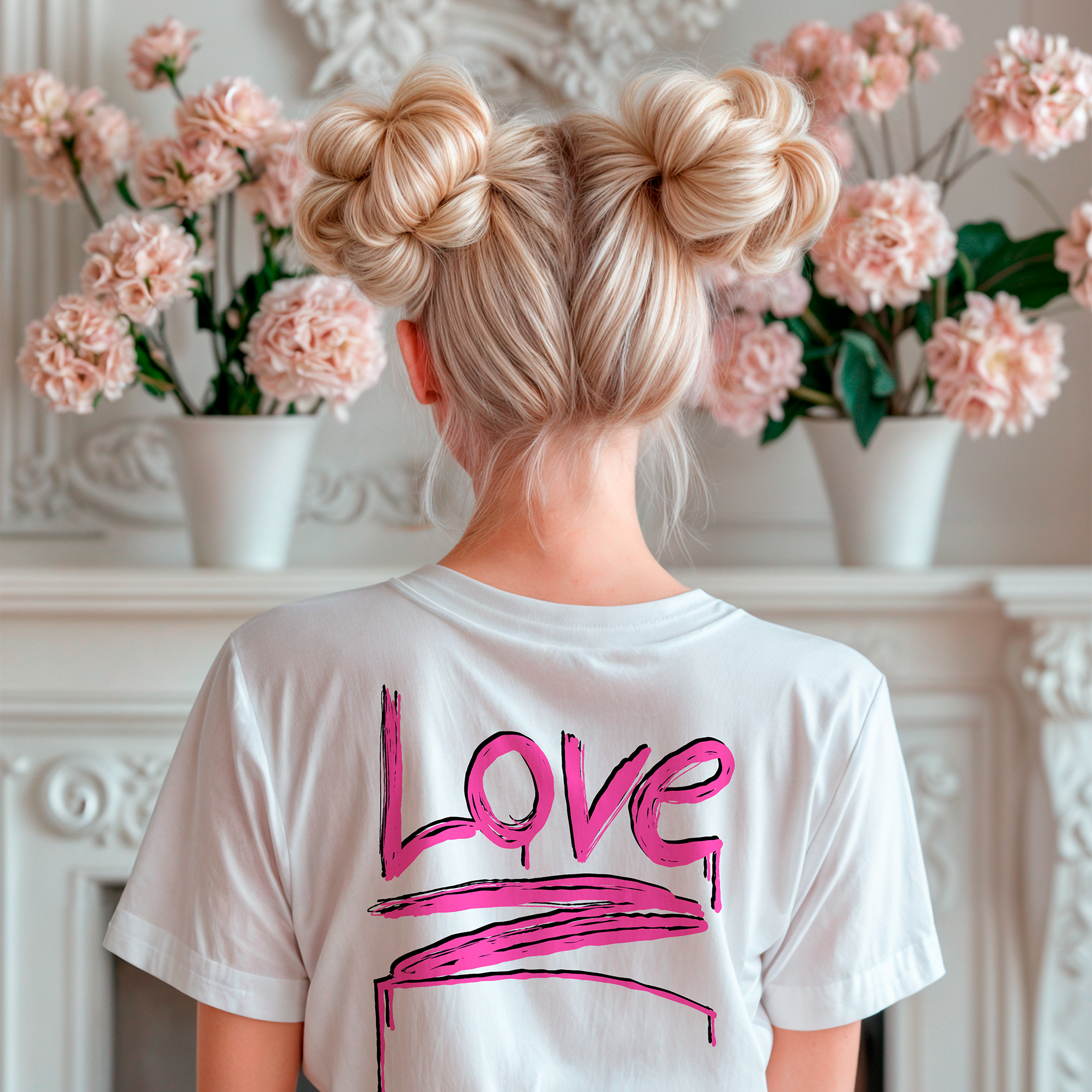 Sudadera con estampado gráfico "Love in Motion"