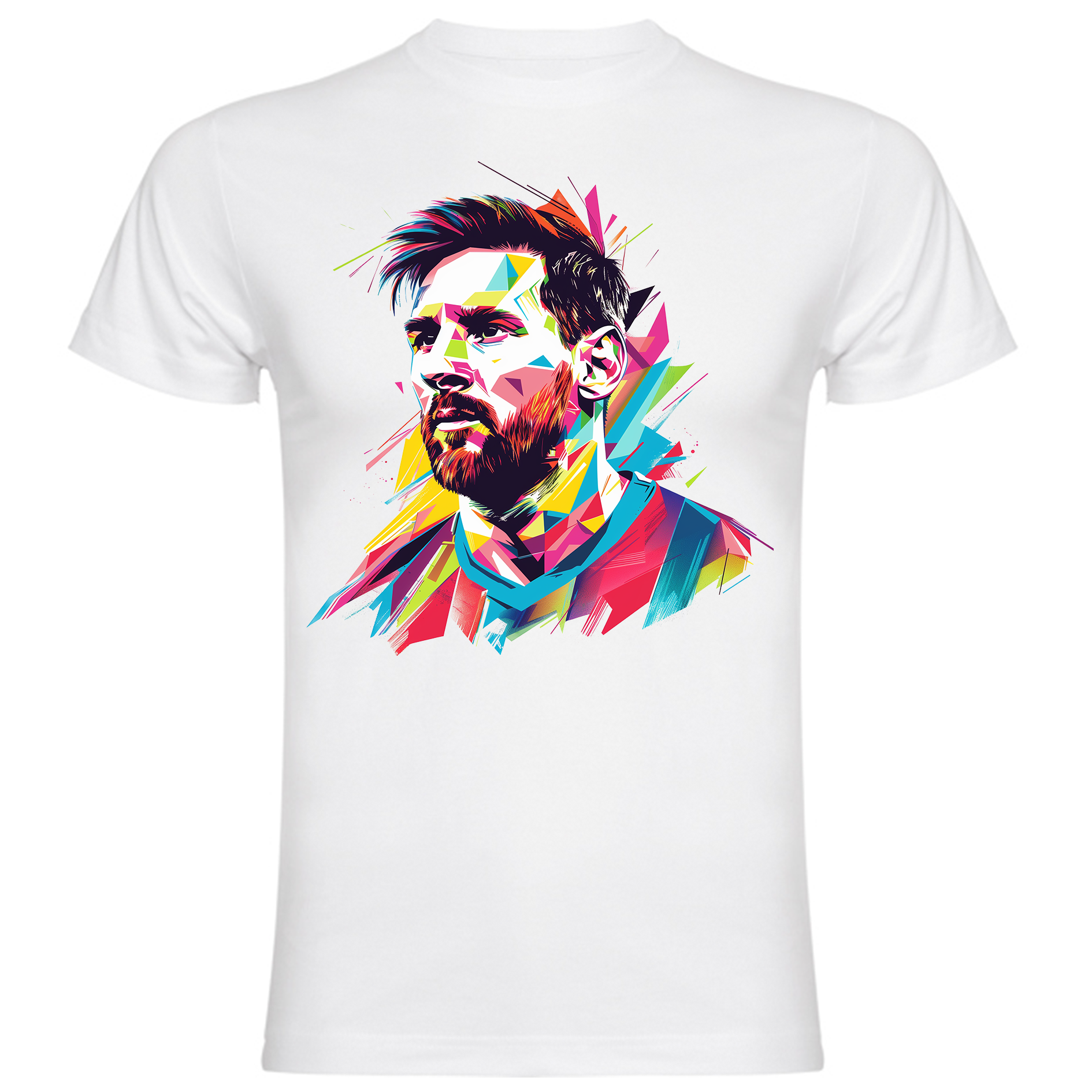 Sudadera con estampado gráfico "Retrato de Lionel Messi"