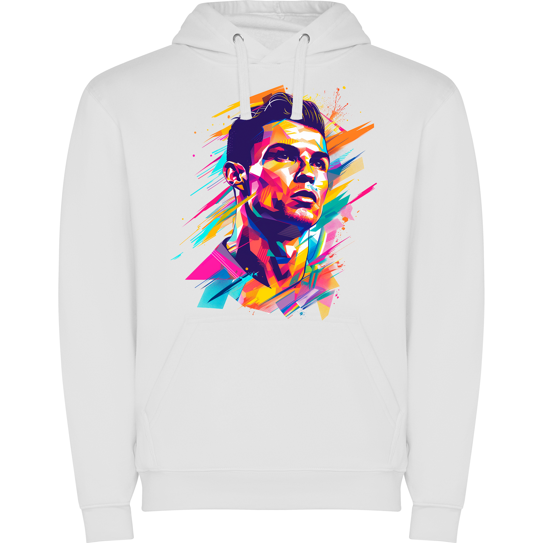 Sudadera con estampado gráfico "Retrato de Ronaldo"