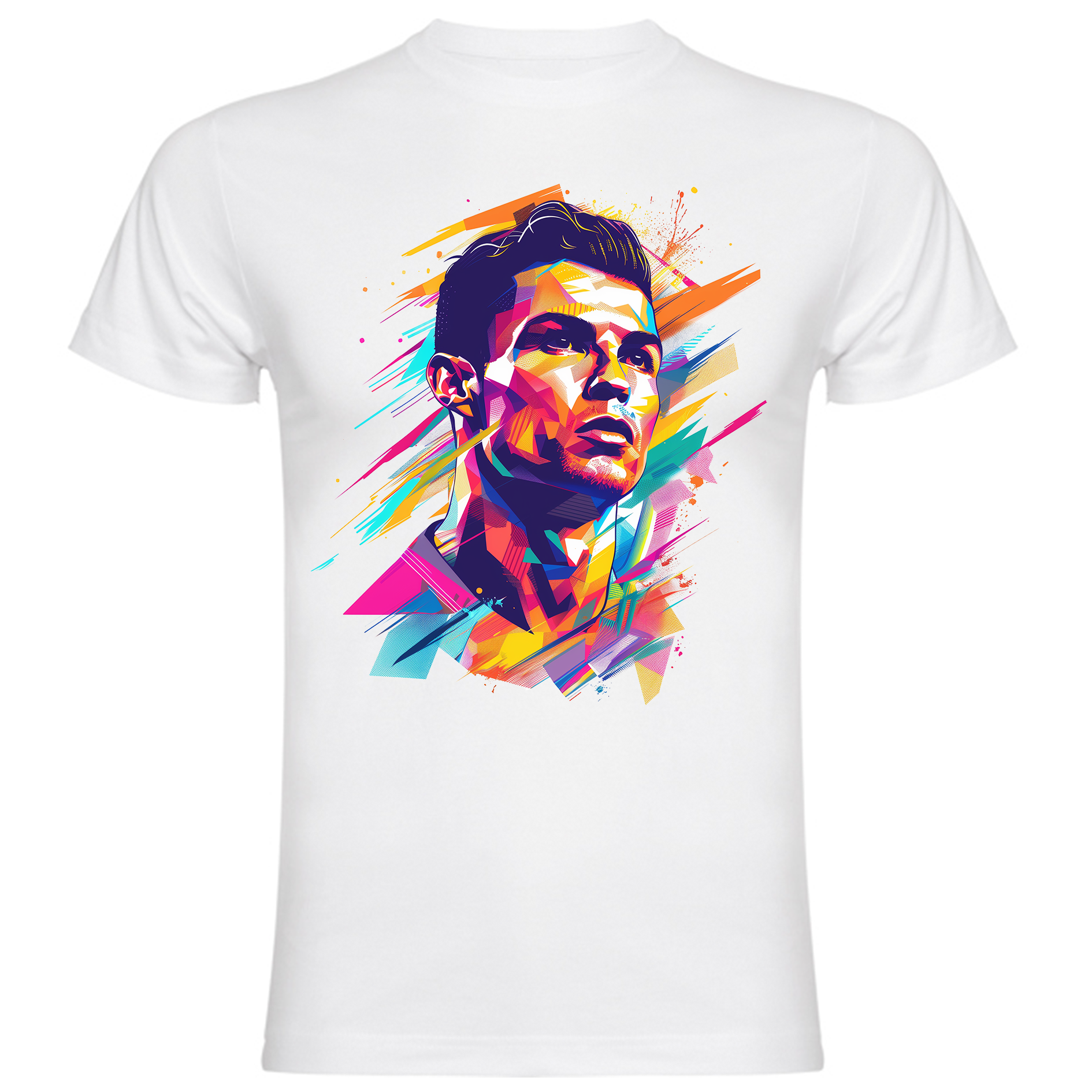 Sudadera con estampado gráfico "Retrato de Ronaldo"