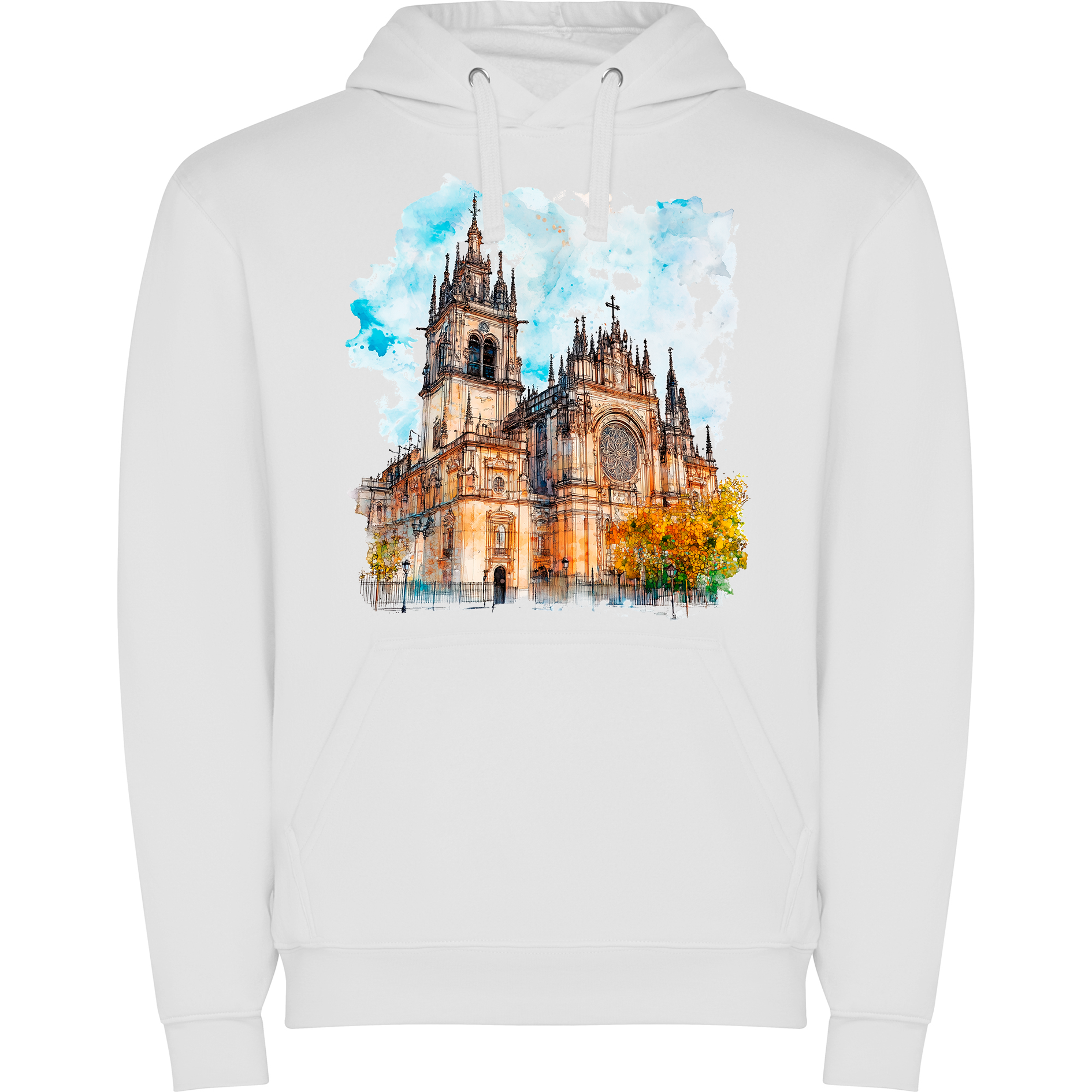 Sudadera con estampado gráfico "Catedral de Sevilla"