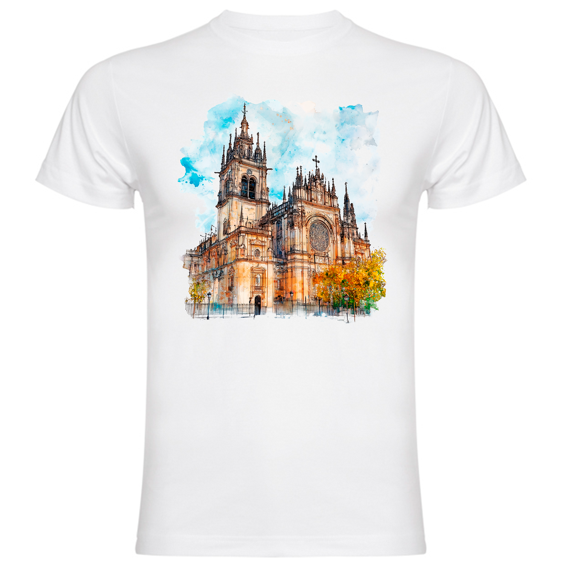 Sudadera con estampado gráfico "Catedral de Sevilla"