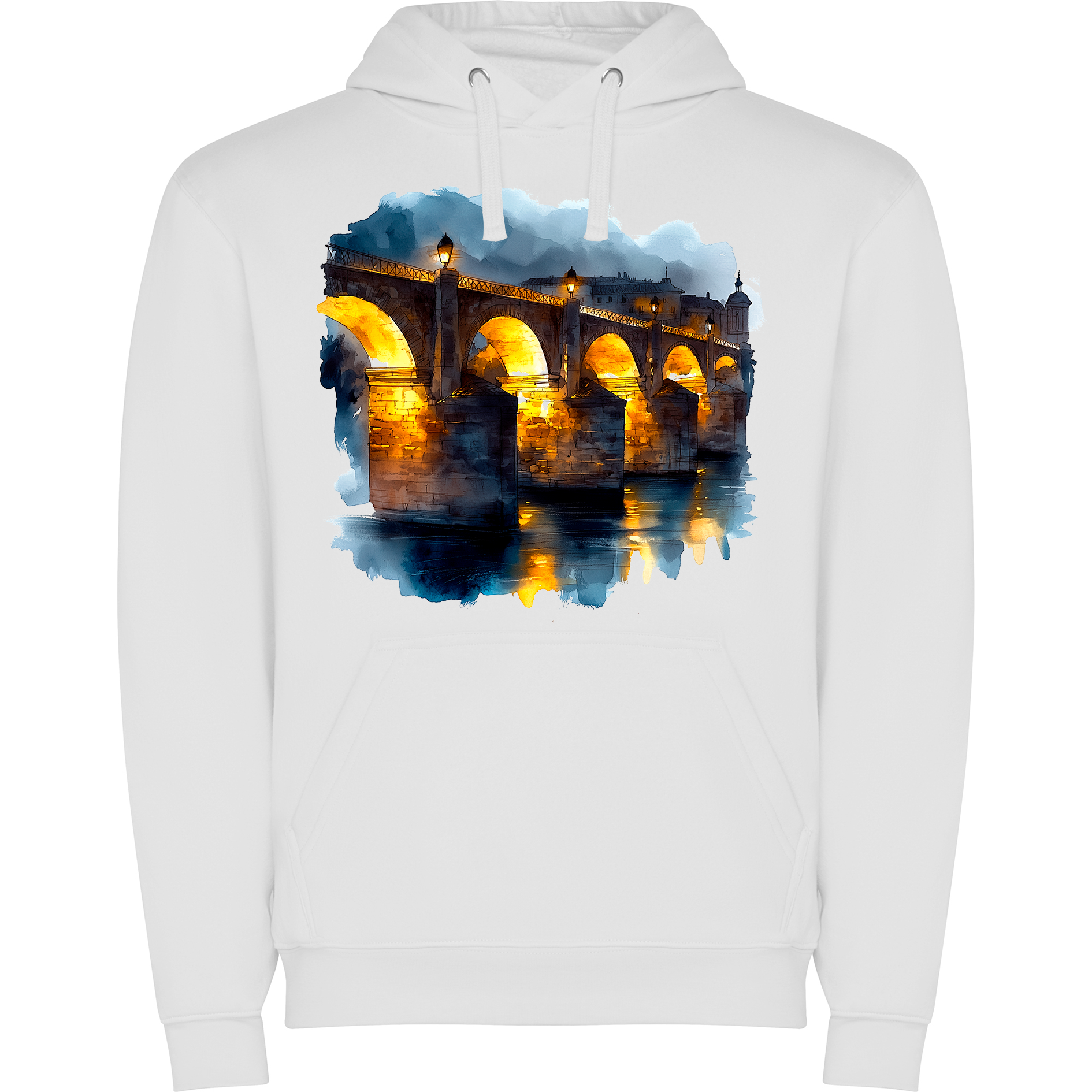 Sudadera con estampado gráfico "Puente Romano"
