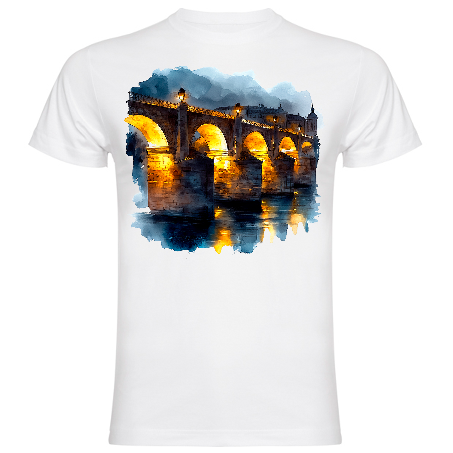 Sudadera con estampado gráfico "Puente Romano"