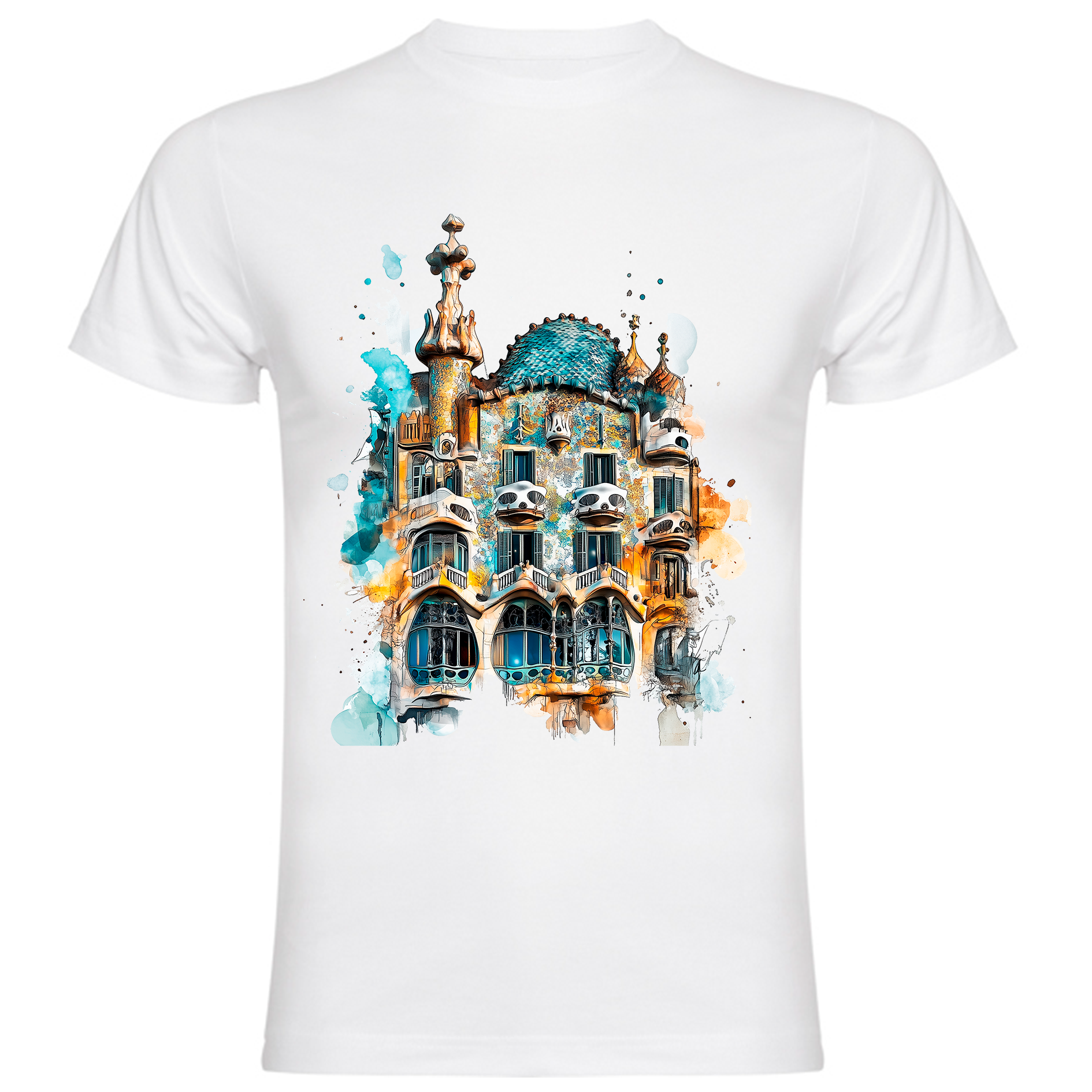 Sudadera con estampado gráfico "Casa Batlló Barcelona"