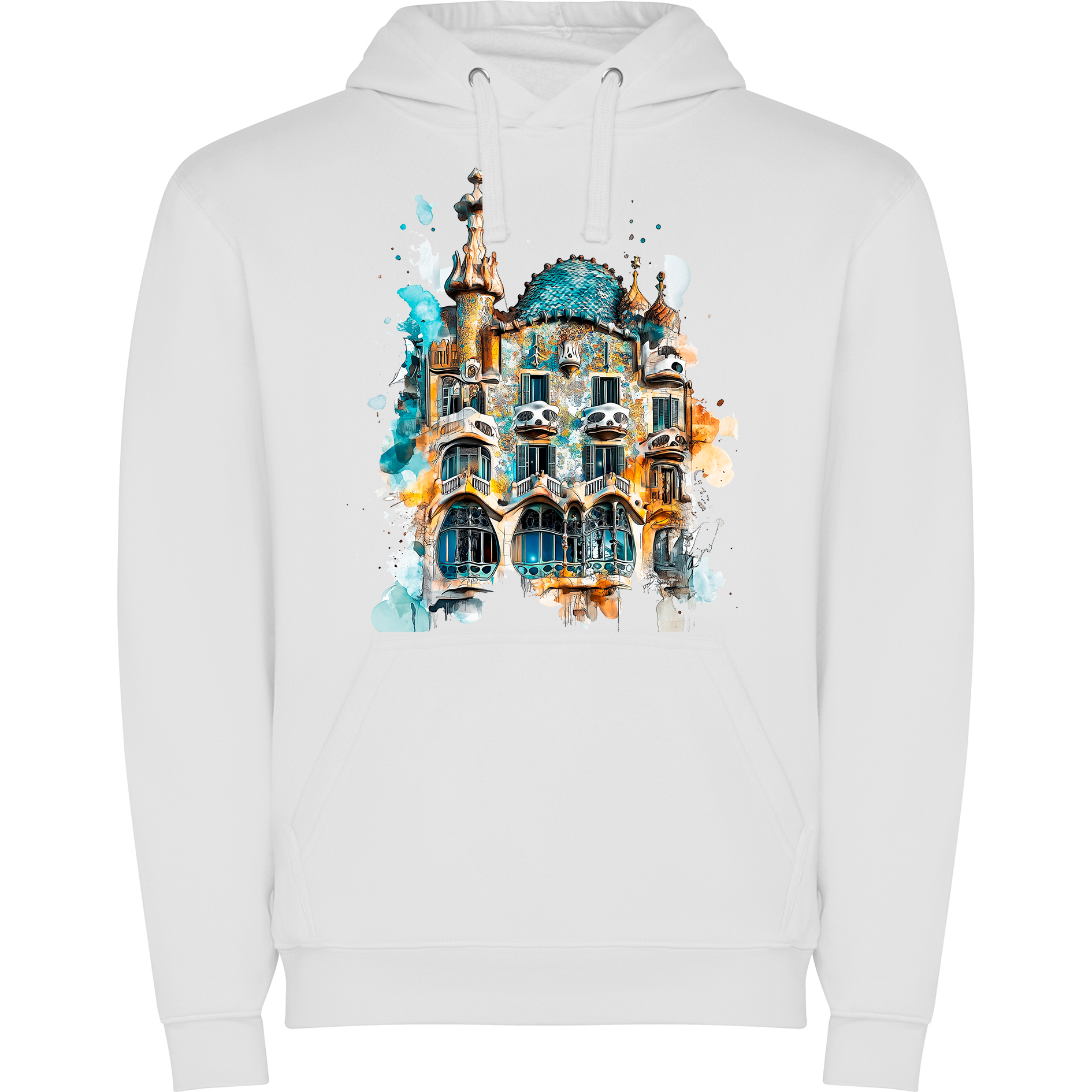 Sudadera con estampado gráfico "Casa Batlló Barcelona"