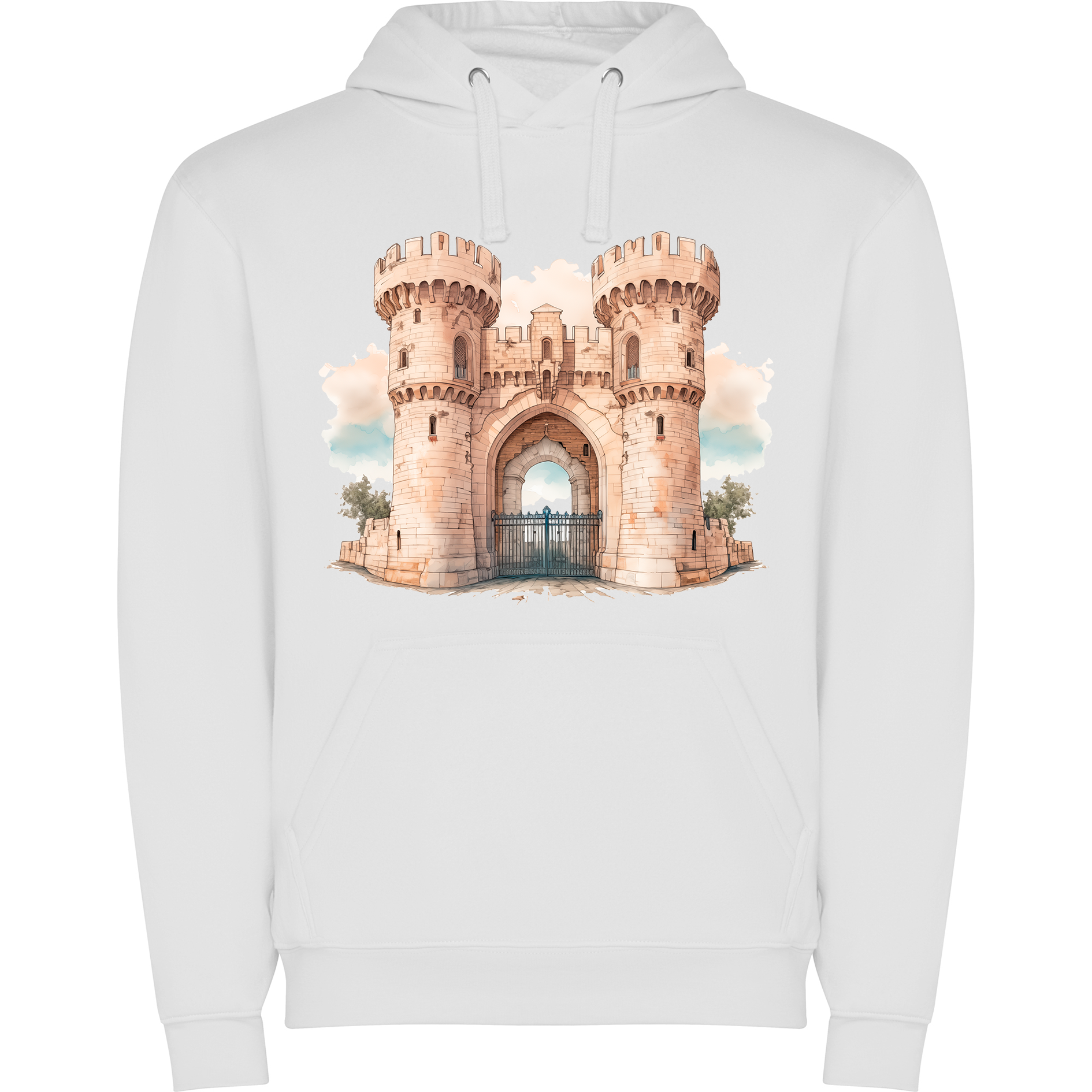 Sudadera con estampado gráfico "Torre Serrano en Valencia"