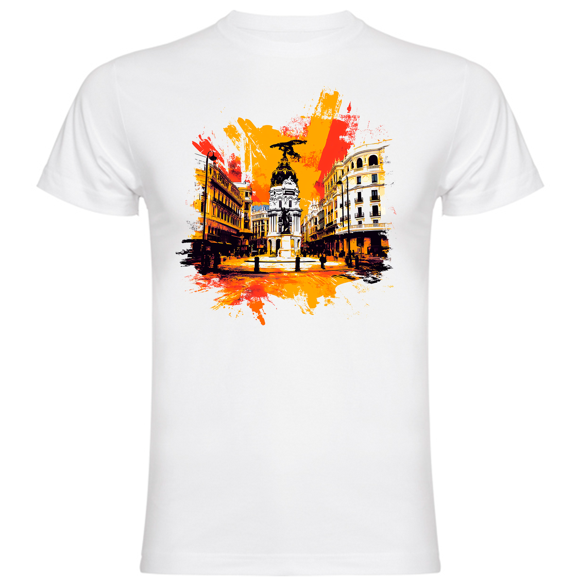 Sudadera con estampado gráfico "Puerta del Sol"