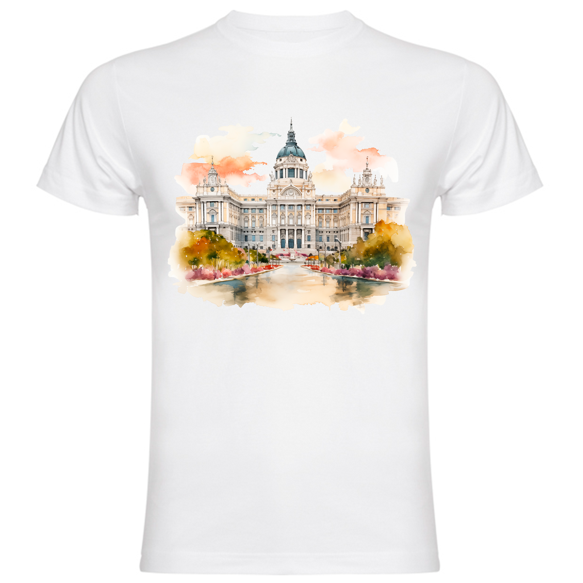 Sudadera con estampado gráfico "Palacio Real"