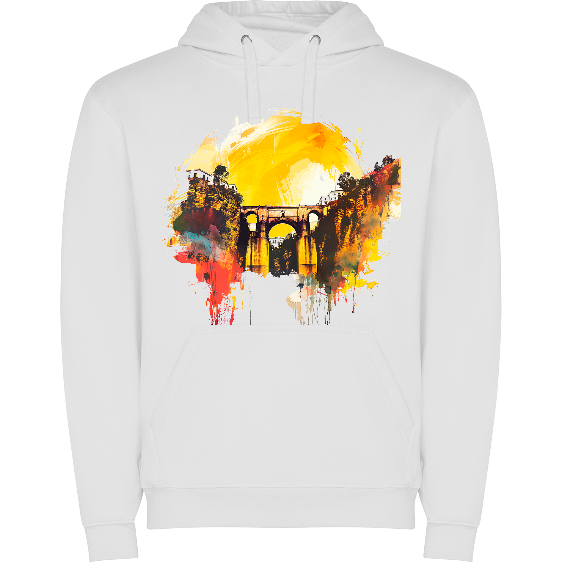 Sudadera con estampado gráfico "Puente de Ronda"