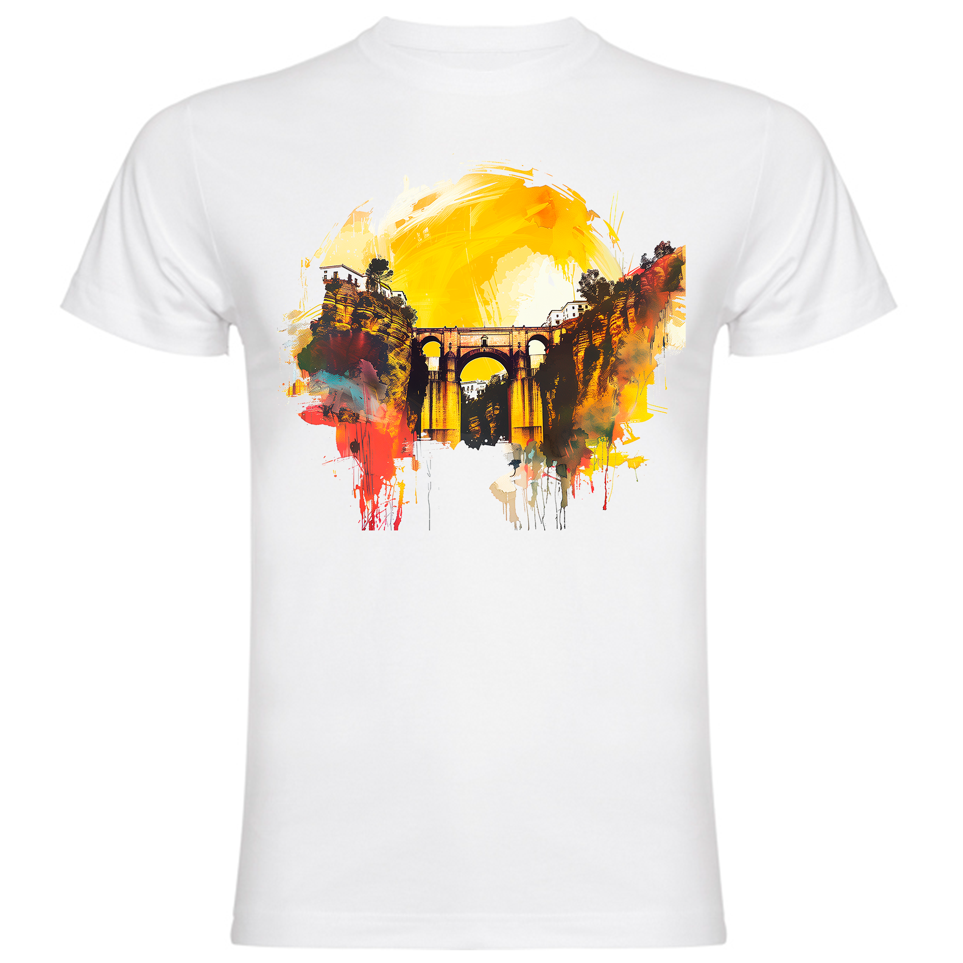 Sudadera con estampado gráfico "Puente de Ronda"