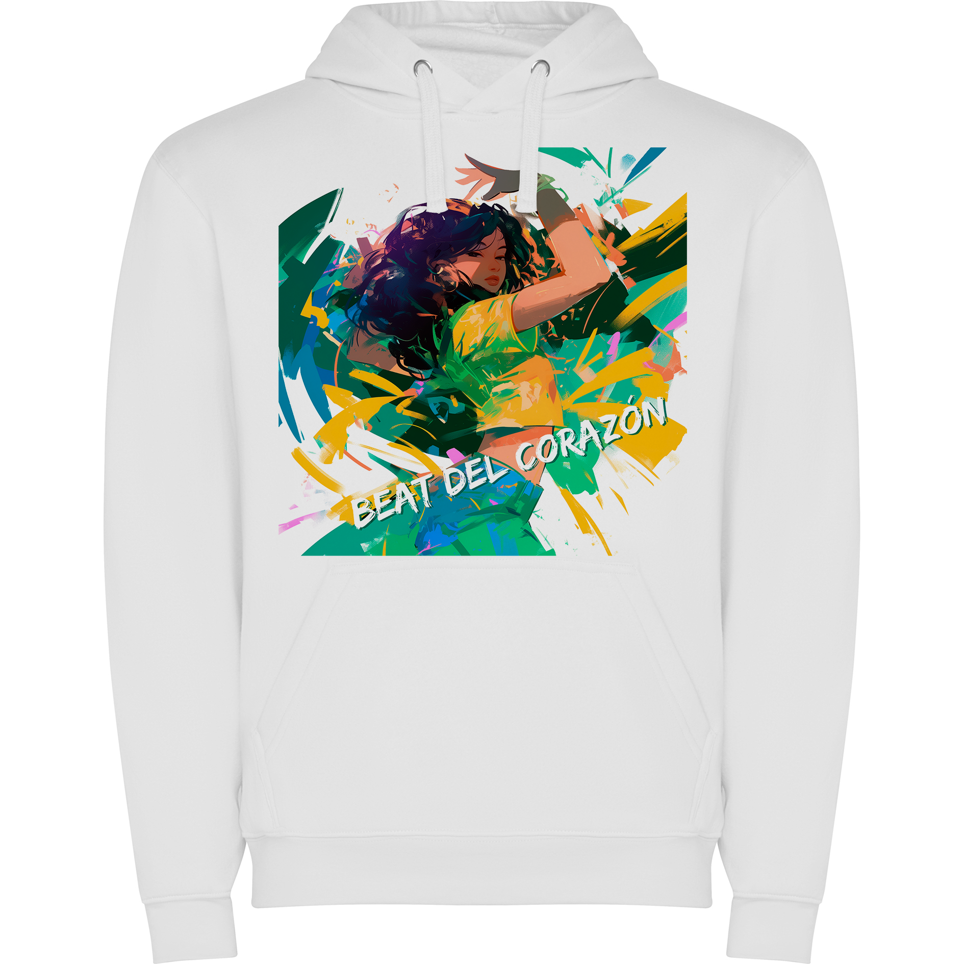 Sudadera con estampado gráfico "Estilo regaetón"