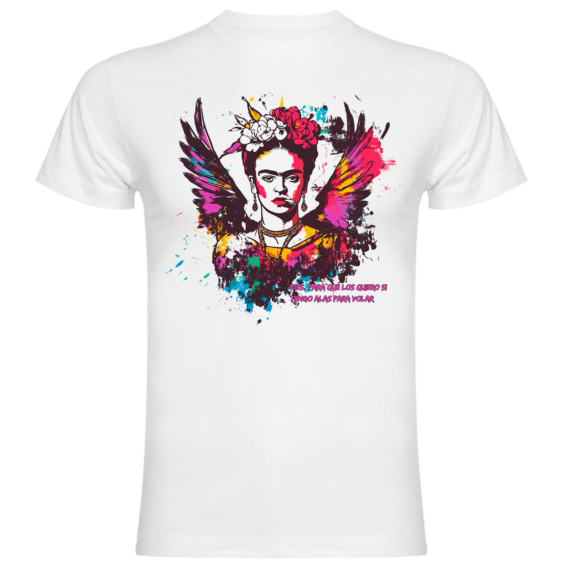 Sudadera con estampado gráfico "Retrato de Frida Kahlo"
