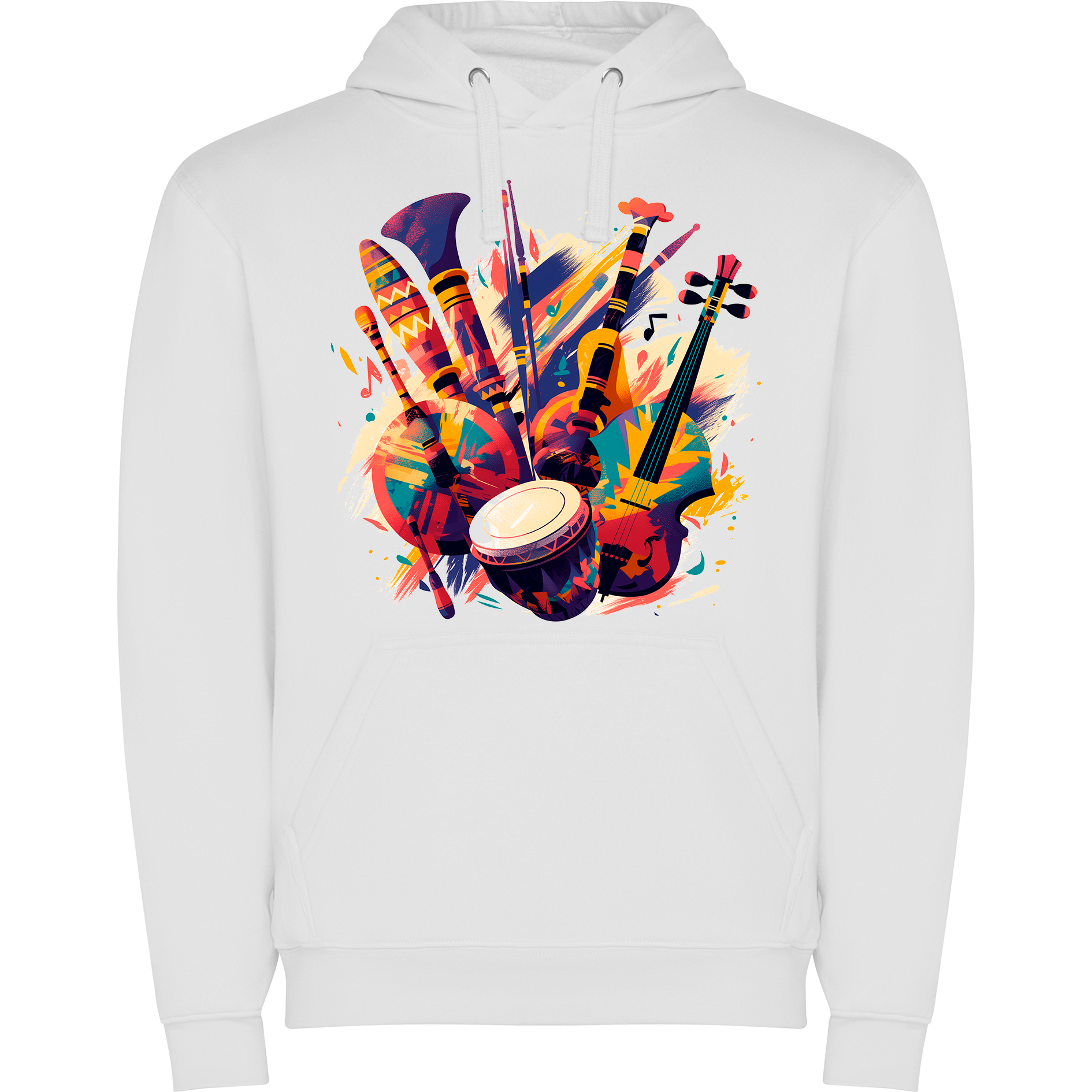 Sudadera con estampado gráfico "Ilustración de mosaico"