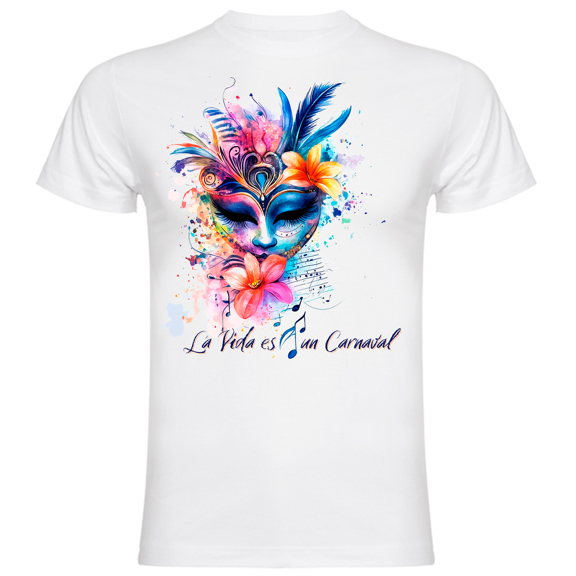 Sudadera con estampado gráfico "La Vida es un Carnaval"