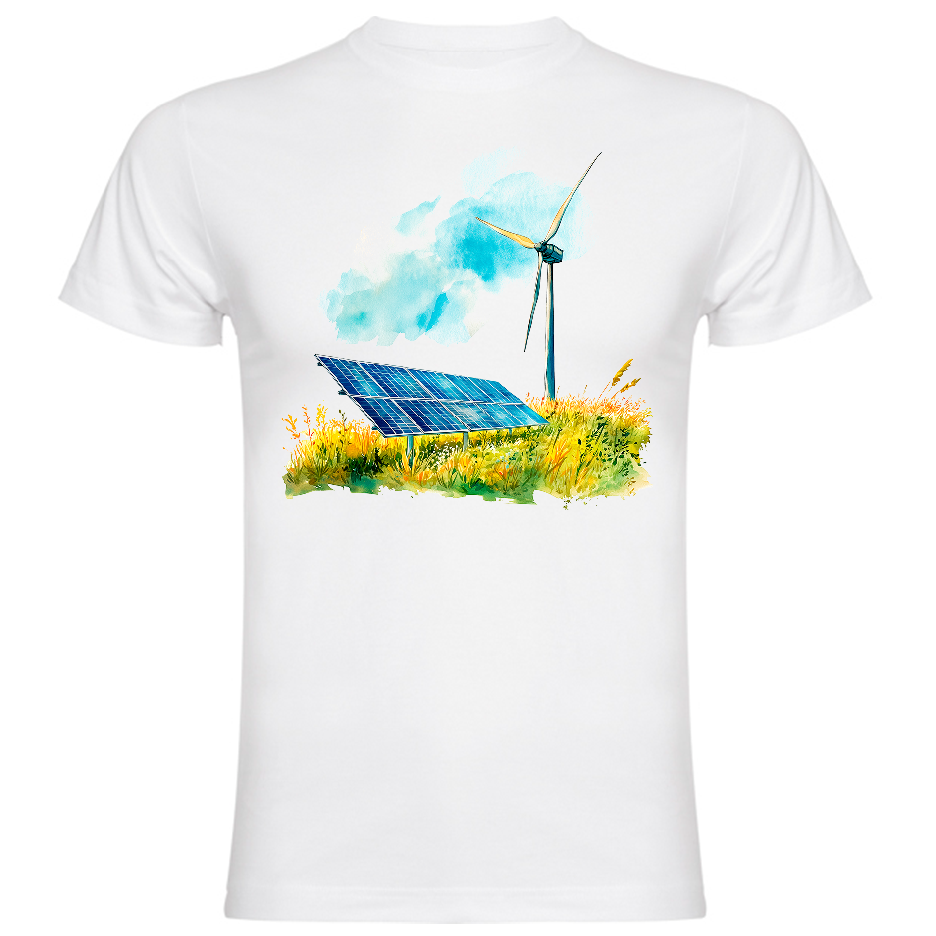 Sudadera con estampado gráfico "Molino de viento"