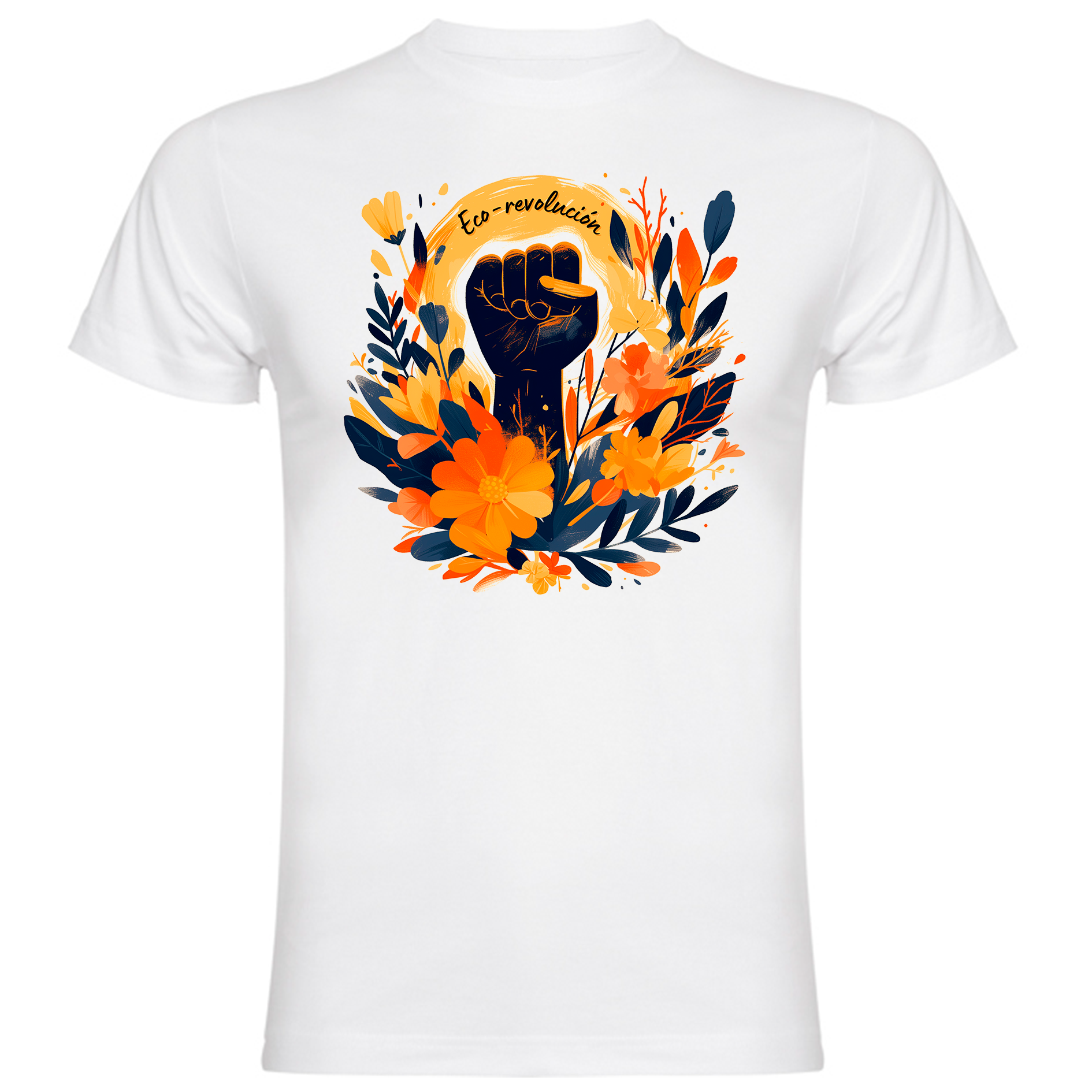 Sudadera con estampado gráfico "Eco-Revolución"