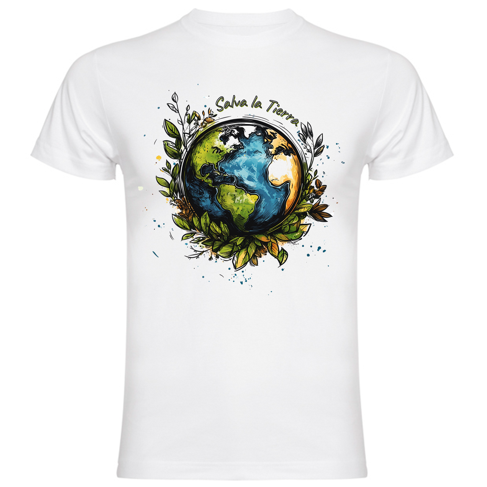 Sudadera con estampado gráfico "Salva la Tierra"