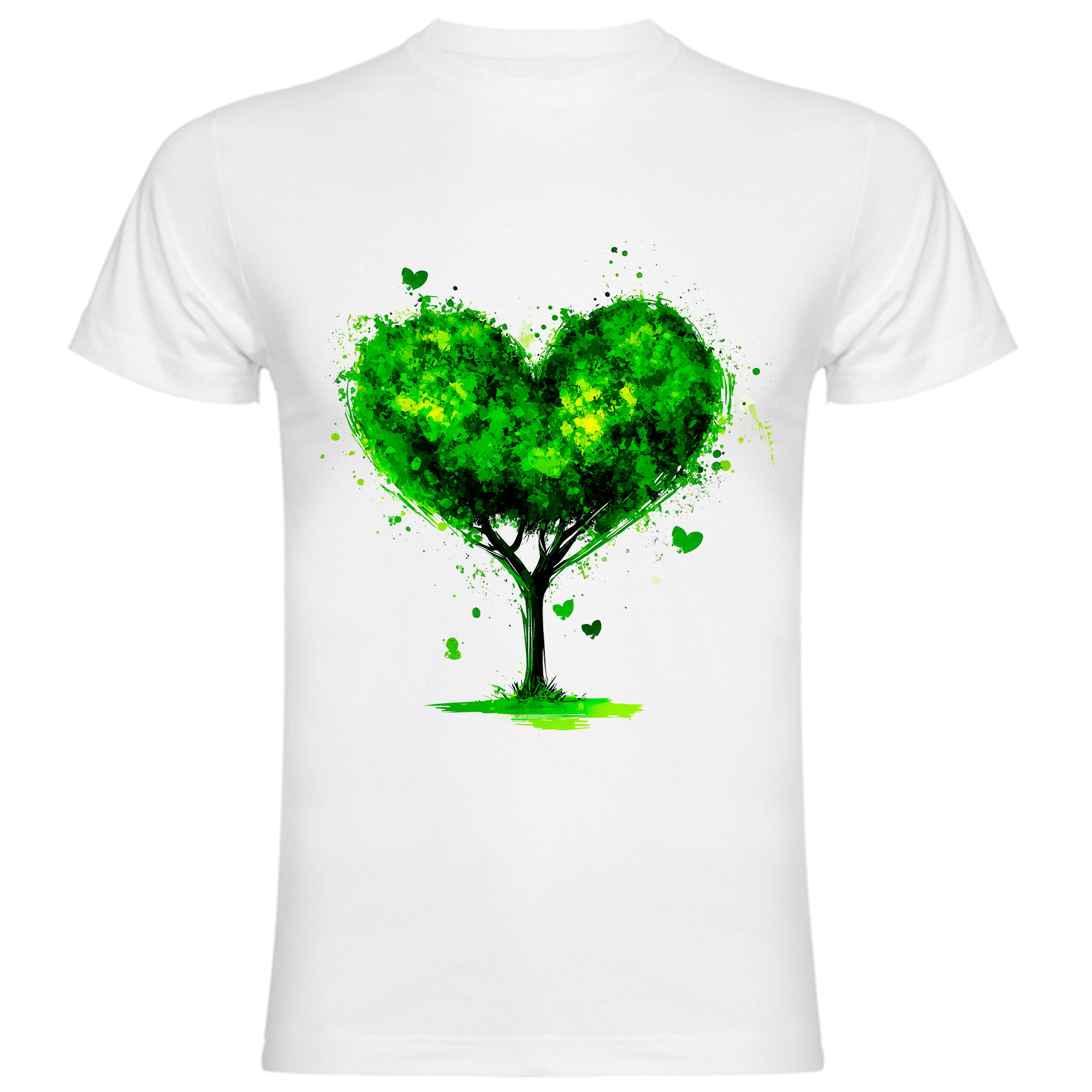 Sudadera con estampado gráfico "Árbol verde"