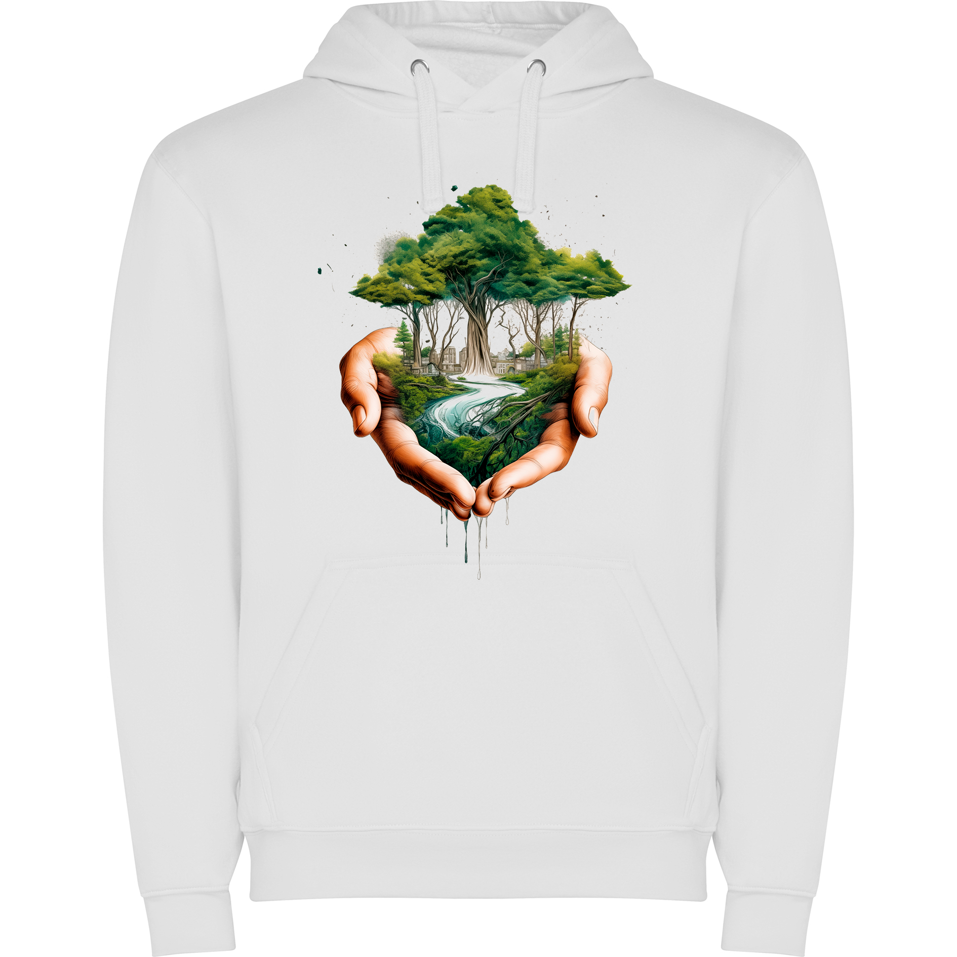 Sudadera con estampado gráfico "Mano"