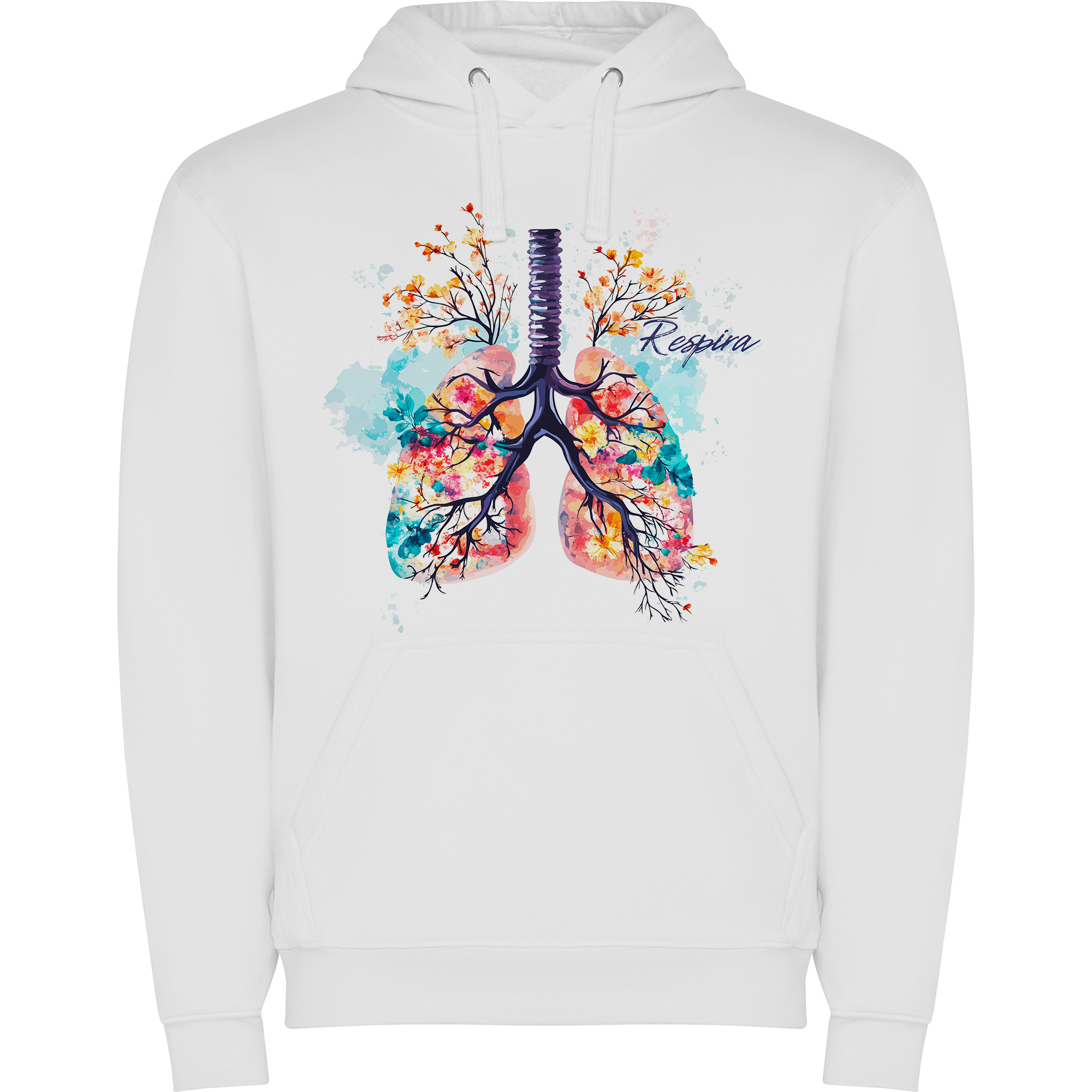 Sudadera con estampado gráfico "Respira"