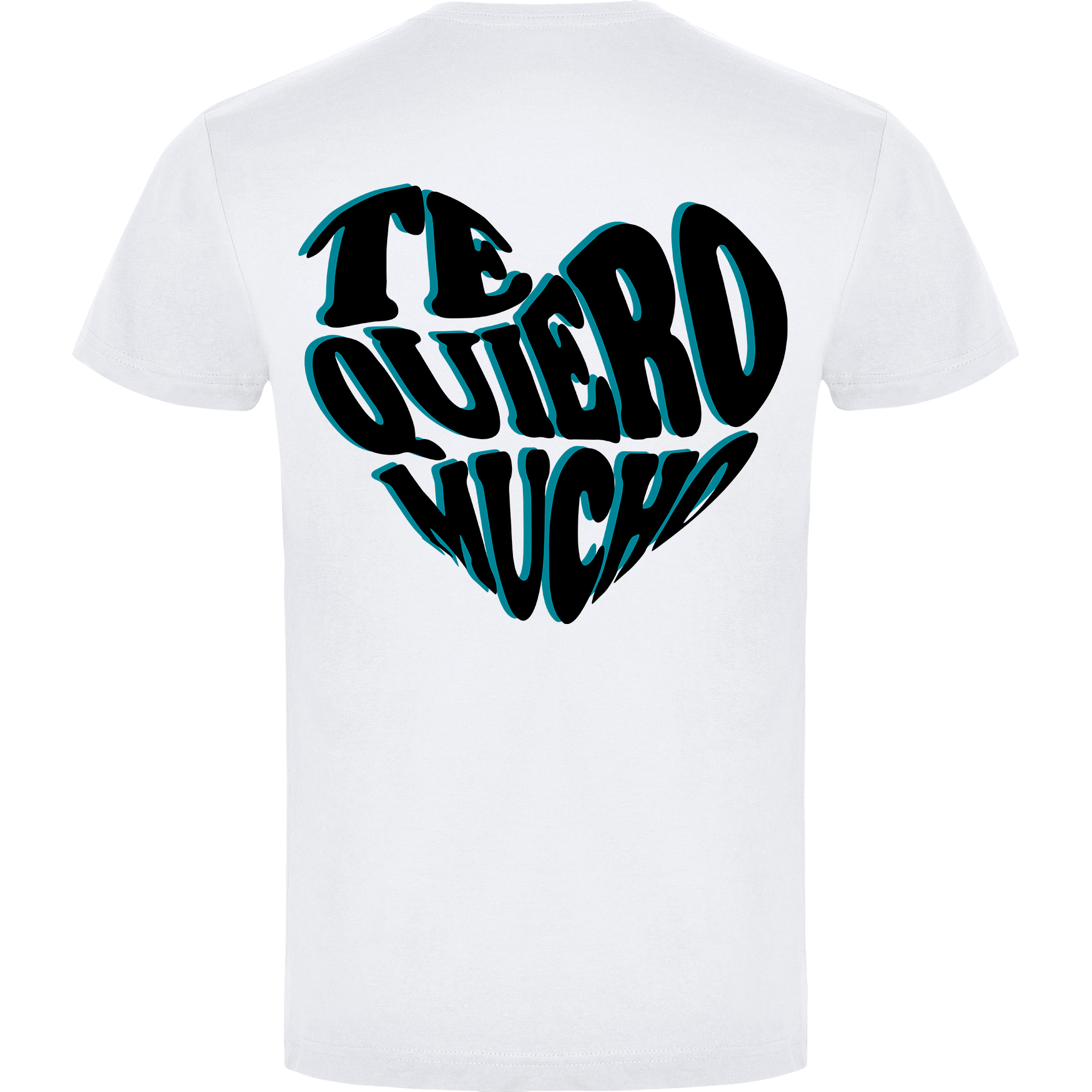 a white t - shirt with a heart and the words i love puerto