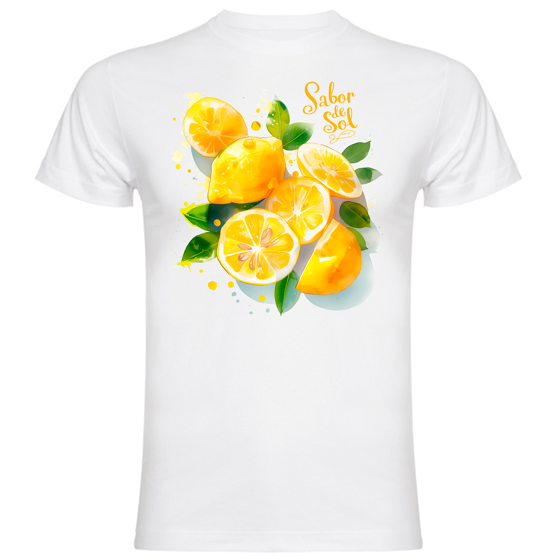 Sudadera con estampado gráfico "Limones de la Costa Blanca"
