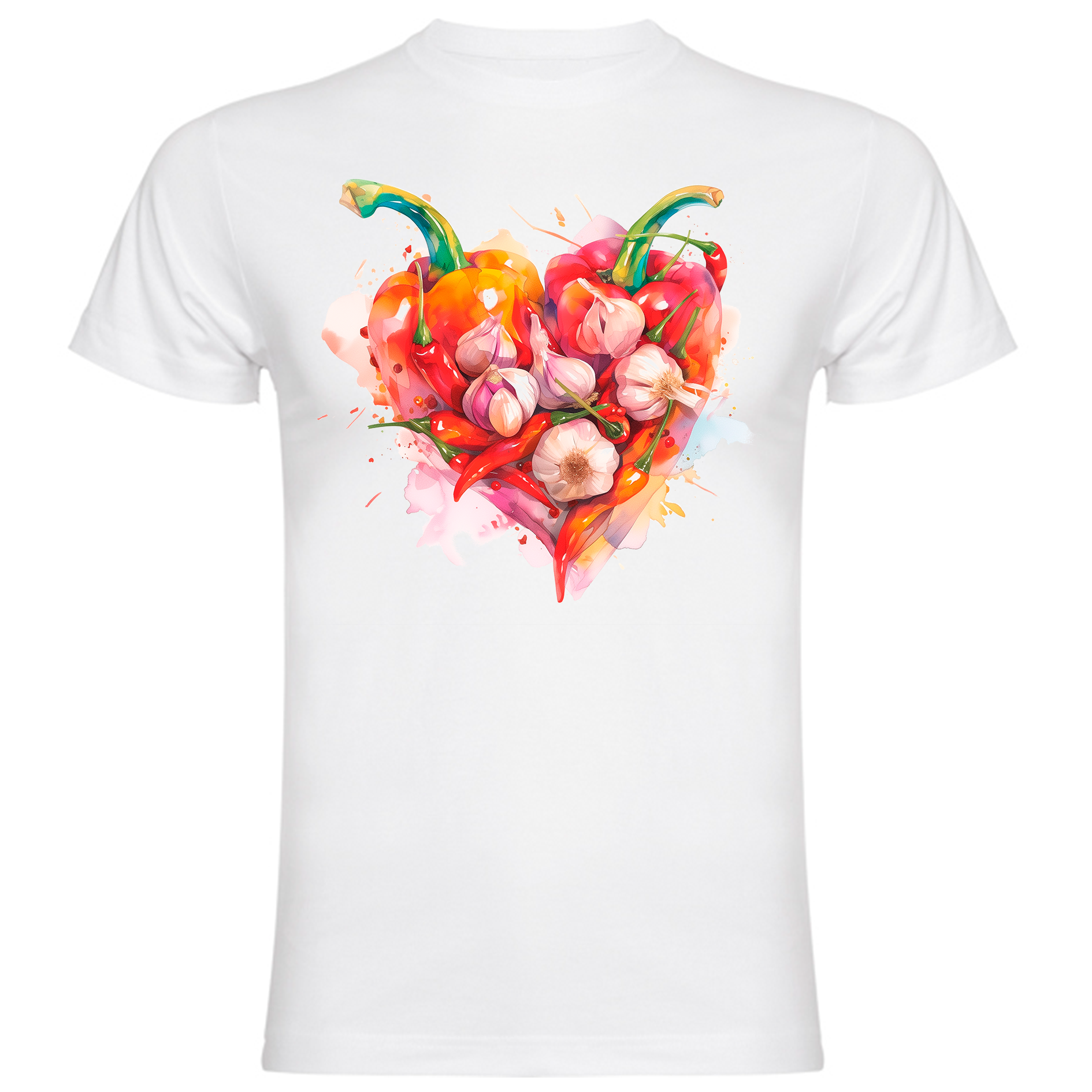 Sudadera con estampado gráfico "Pimiento y ajo"