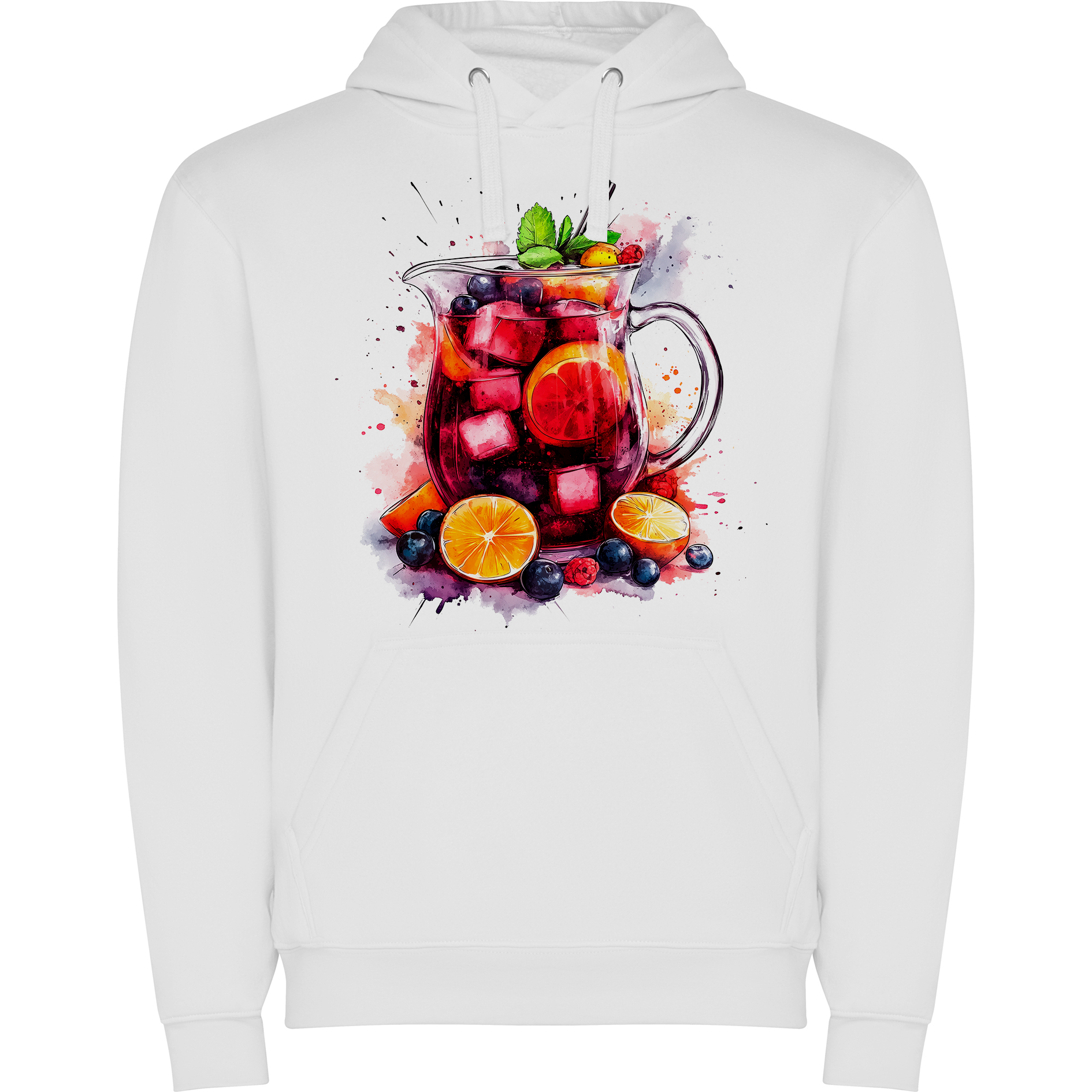 Sudadera con estampado gráfico "Jarra de sangría"