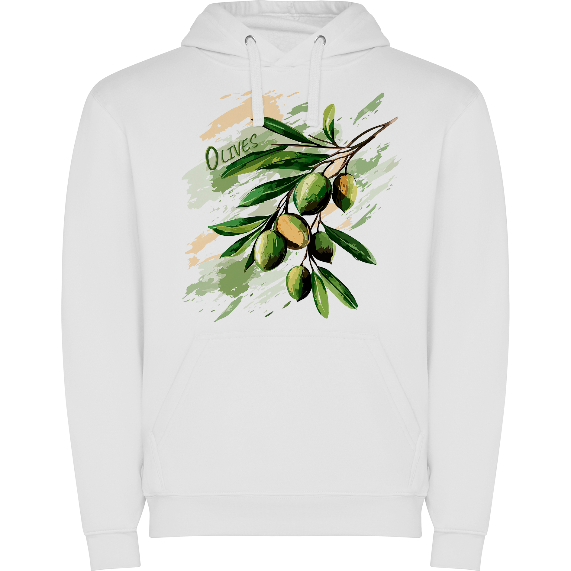 Sudadera con estampado gráfico "Rama de olivo"