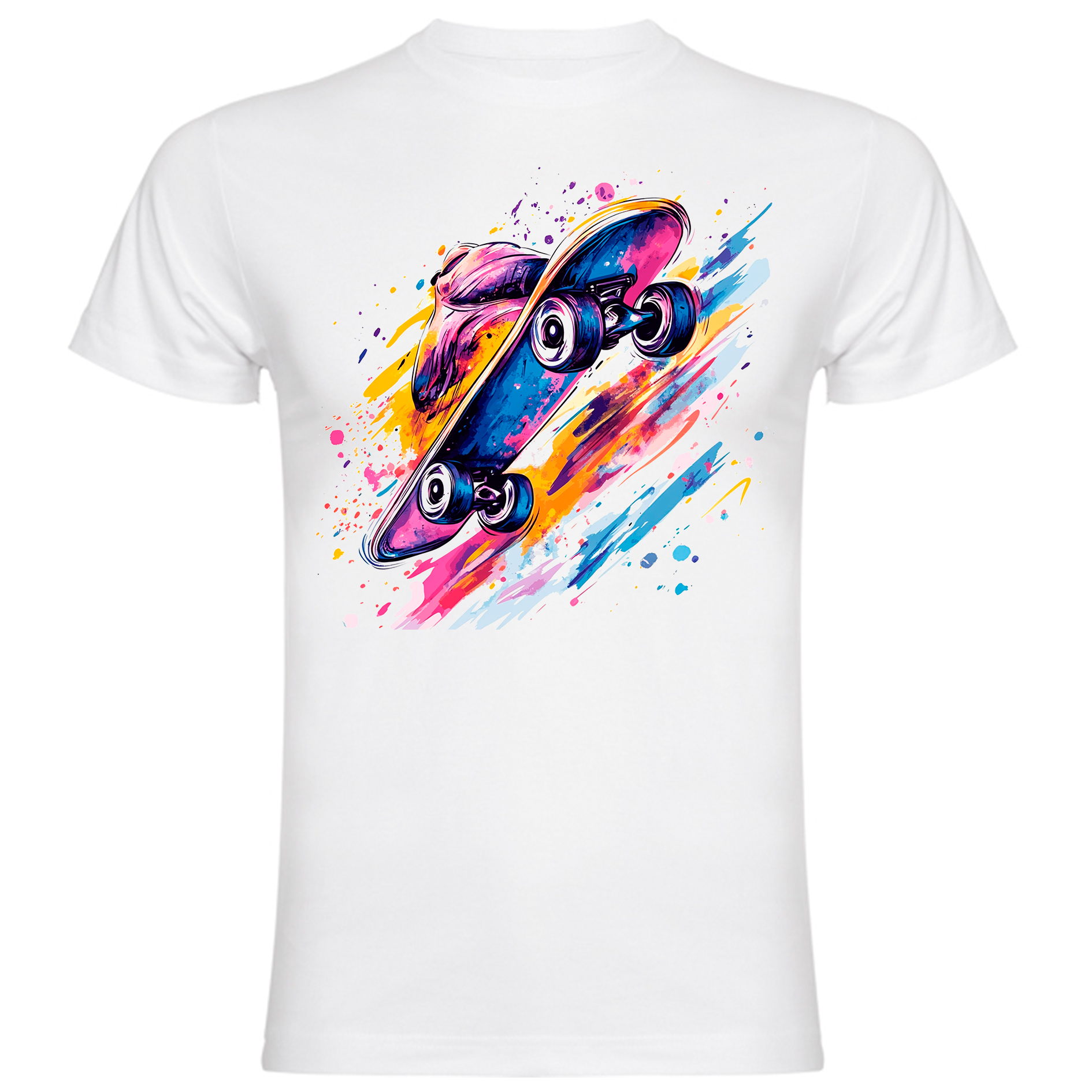 Sudadera con estampado gráfico "Retro diseño de patineta"