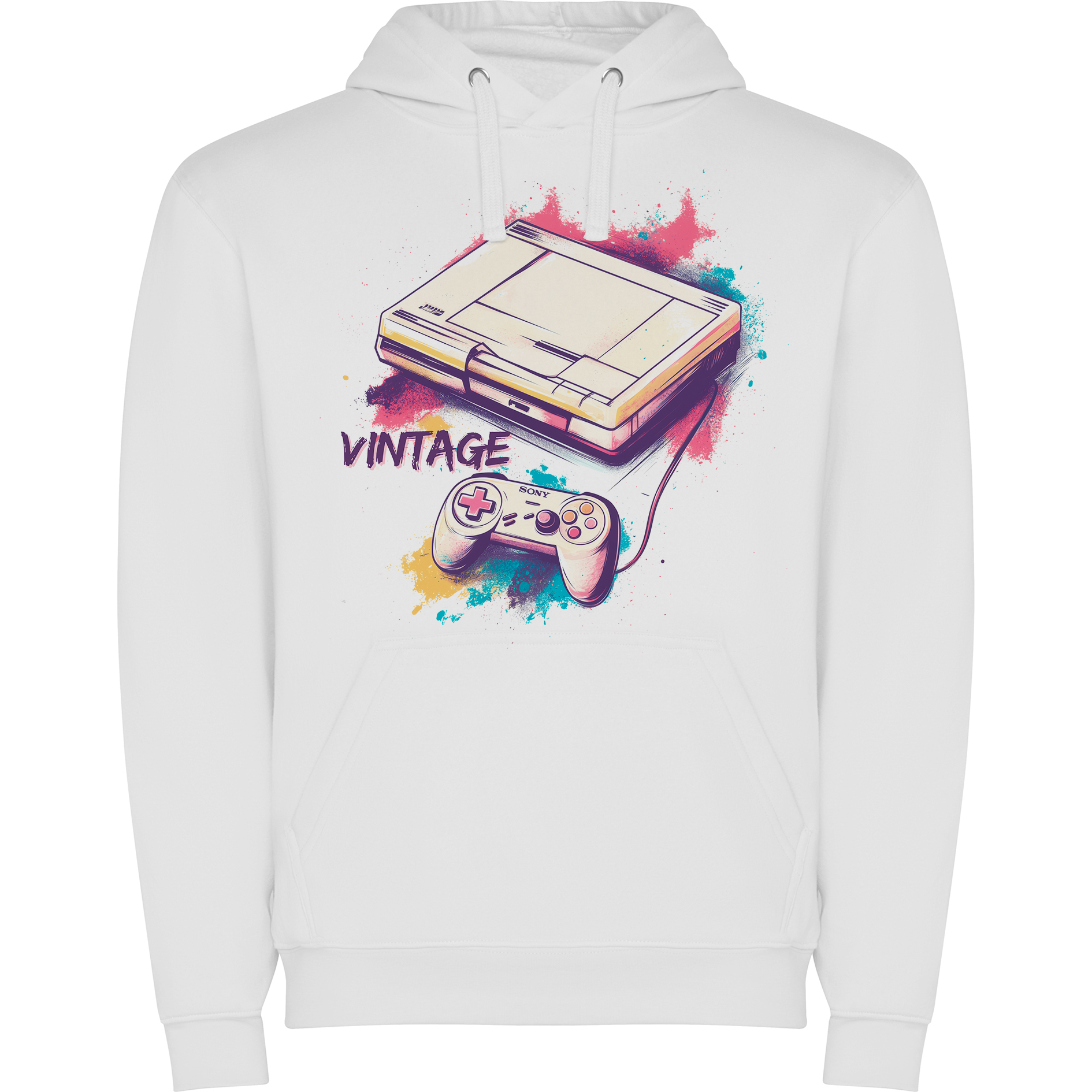Sudadera con estampado gráfico "Retro-consola"