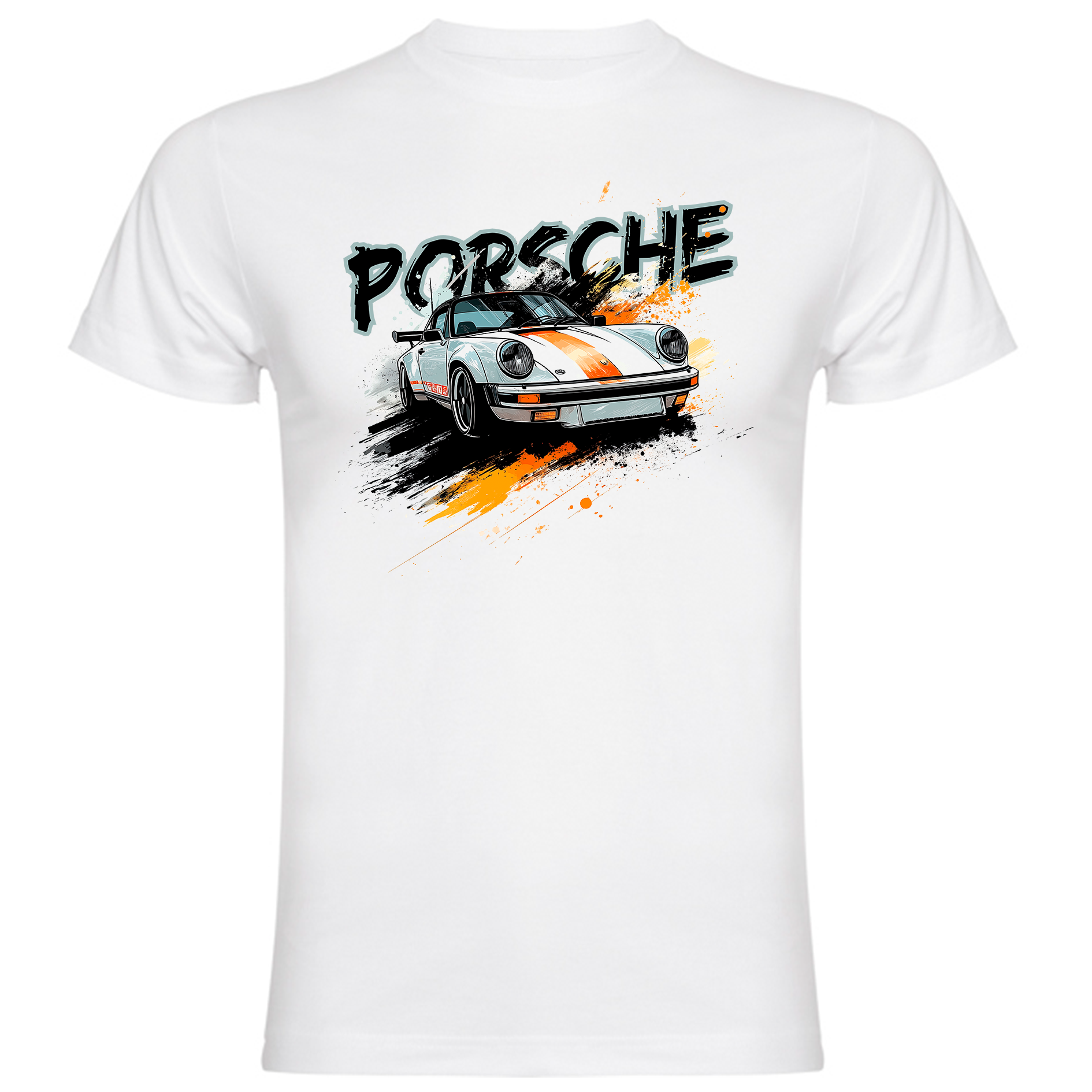 Sudadera con estampado gráfico "Porsche de los 80"