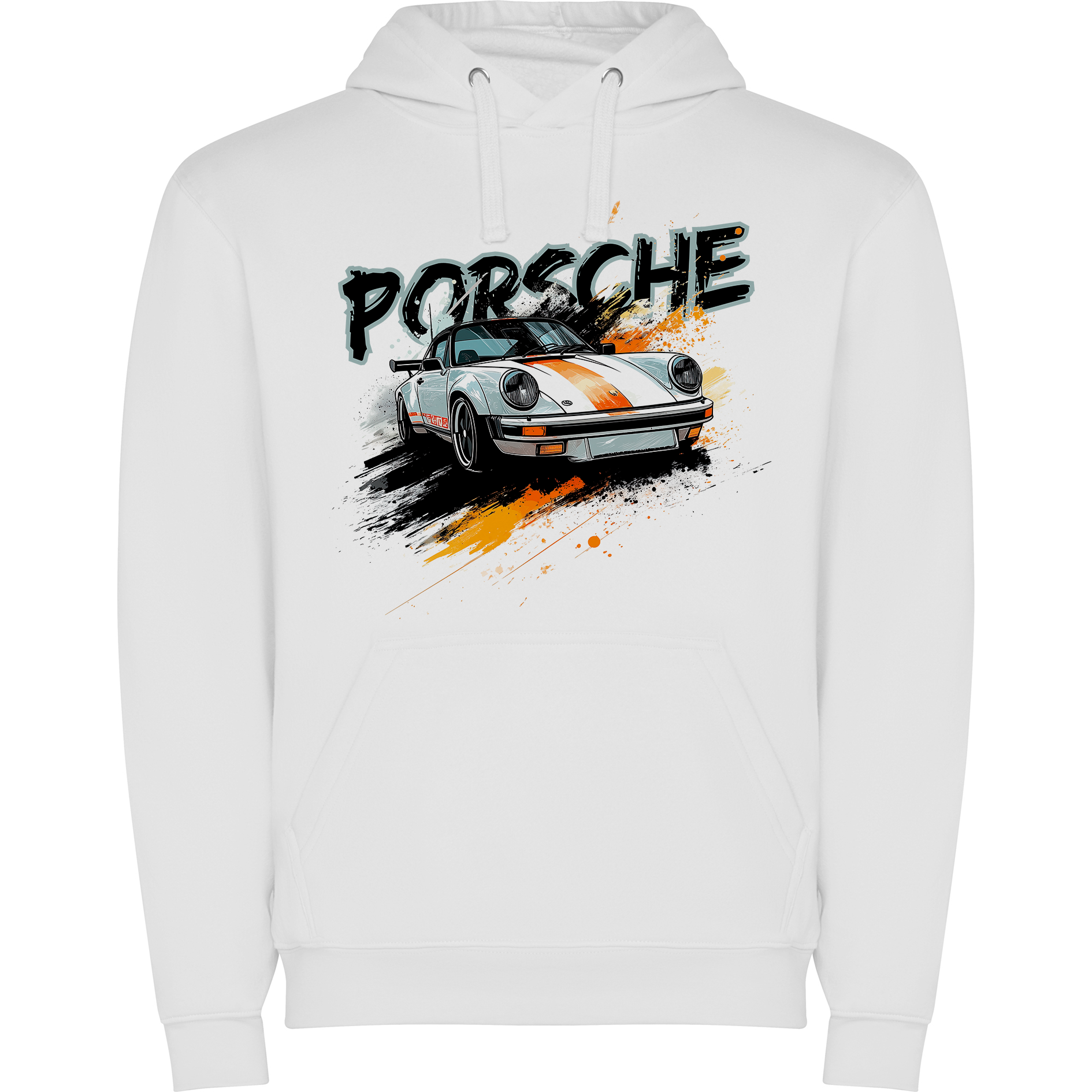 Sudadera con estampado gráfico "Porsche de los 80"