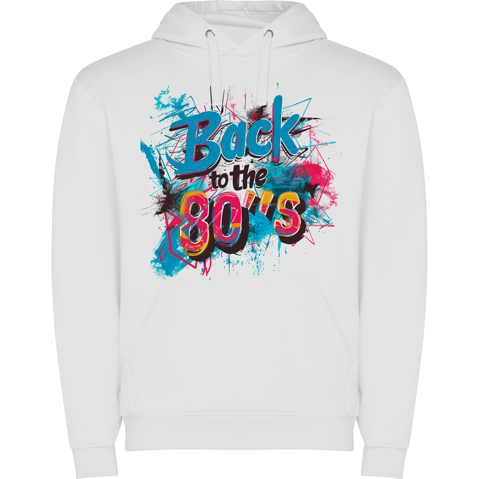 Sudadera con estampado gráfico "Regreso a los 80"