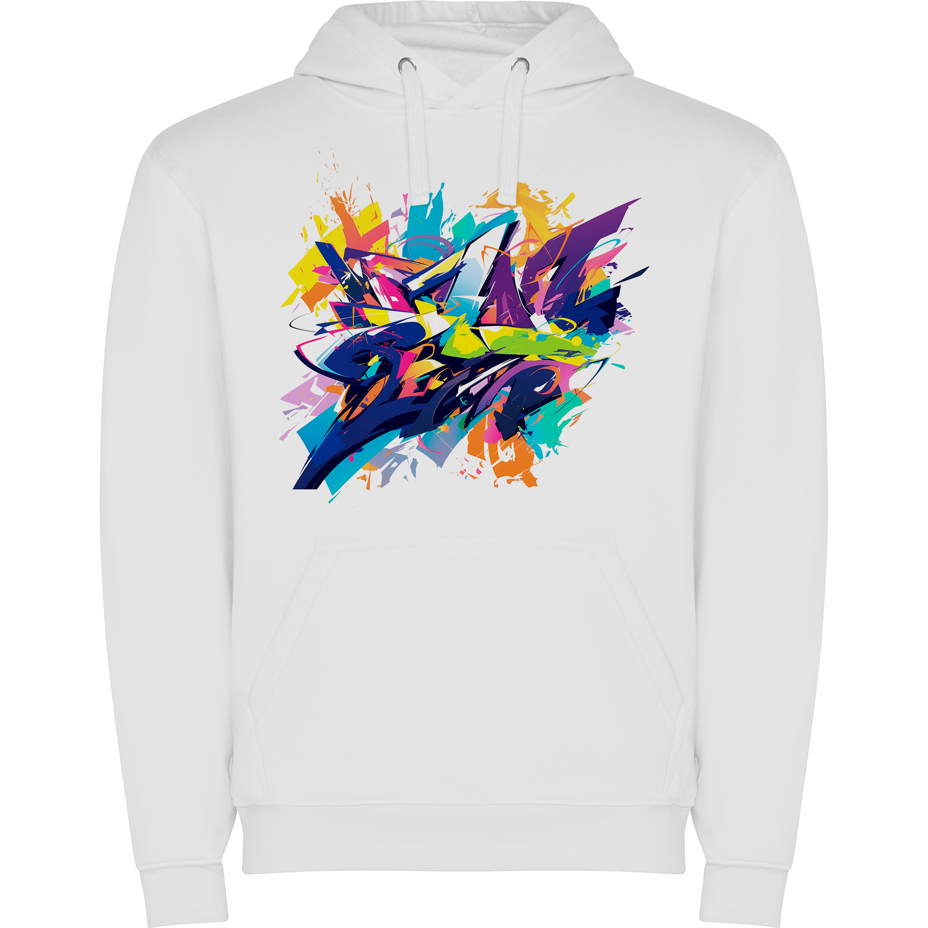 Sudadera con estampado gráfico "Líneas abstractas"