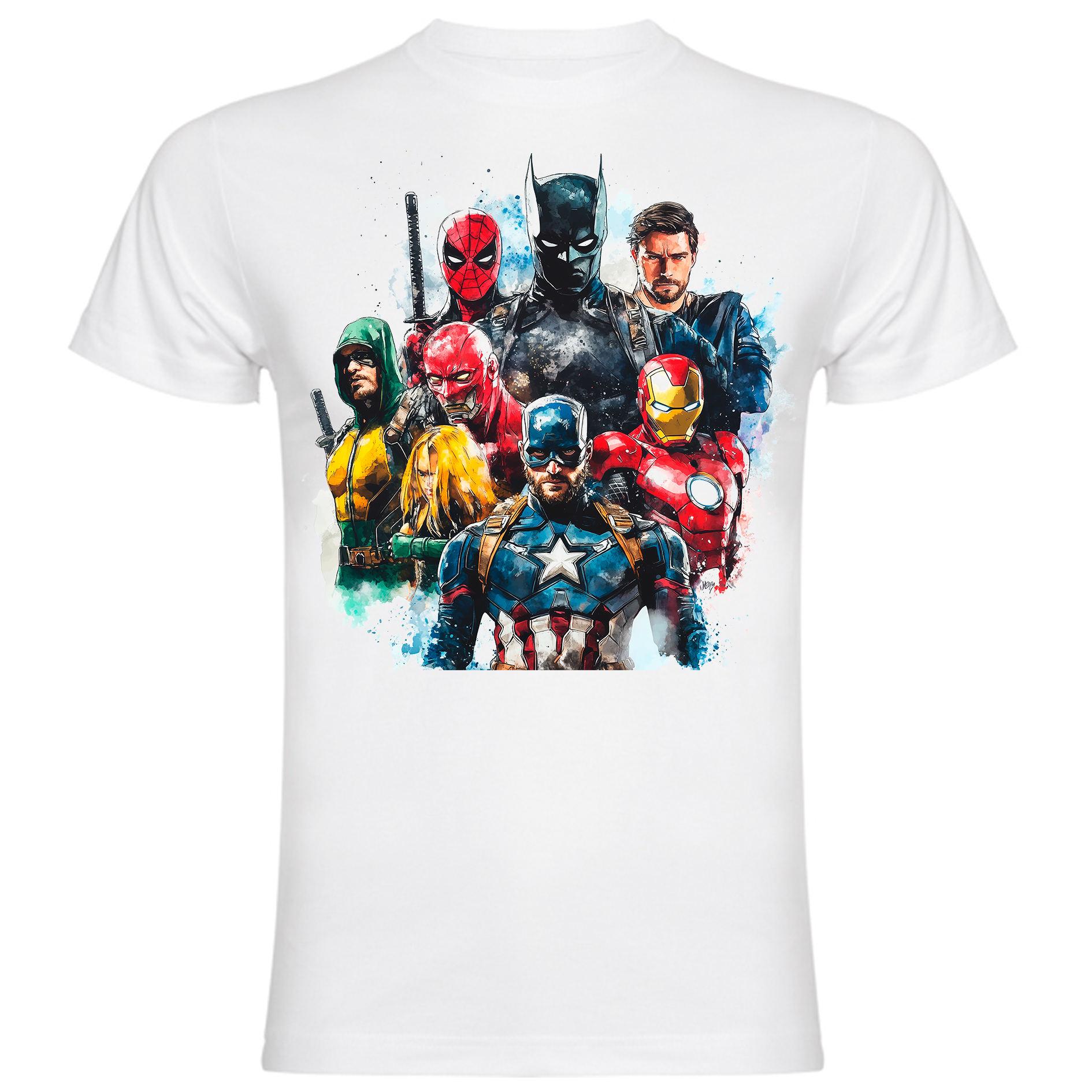 Sudadera con estampado gráfico "Personajes de cómics"