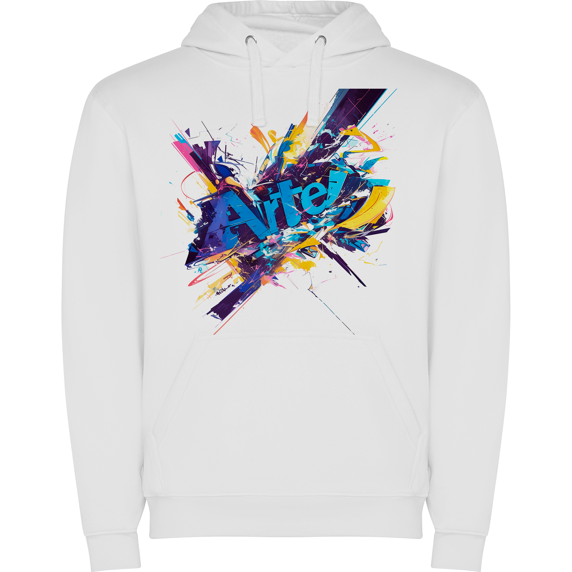 Sudadera con estampado gráfico "Arte"