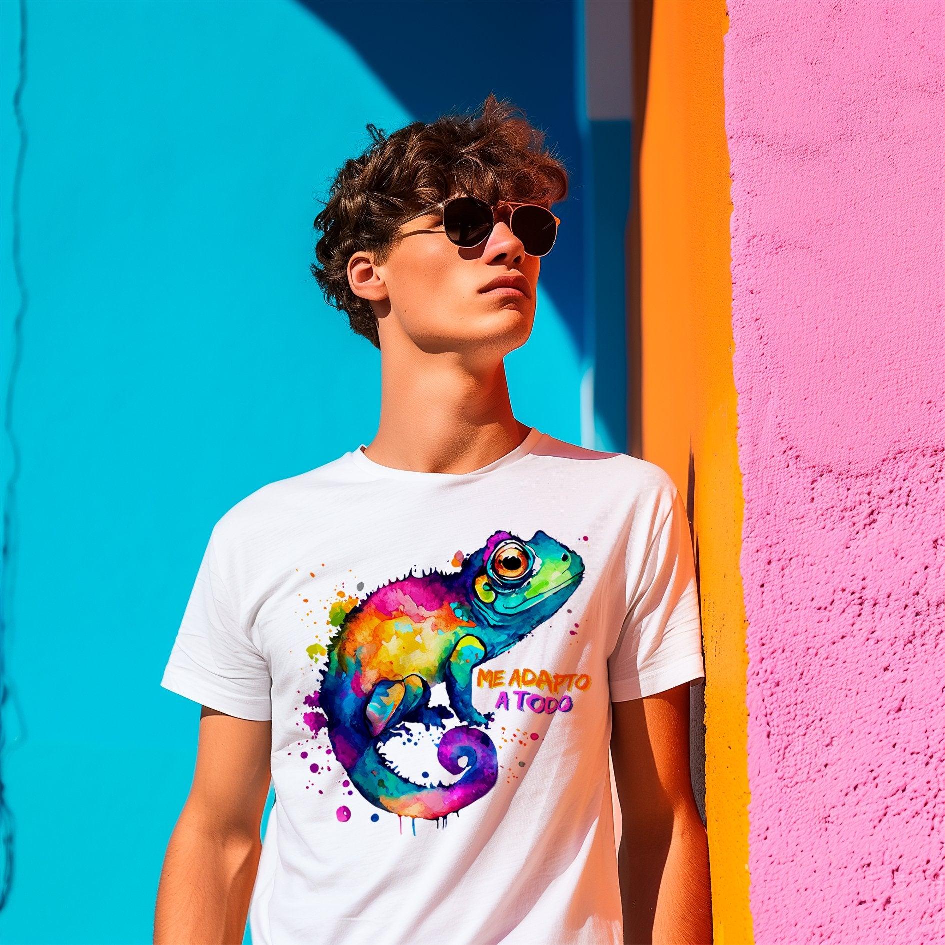 Sudadera con estampado gráfico "Camaleón"