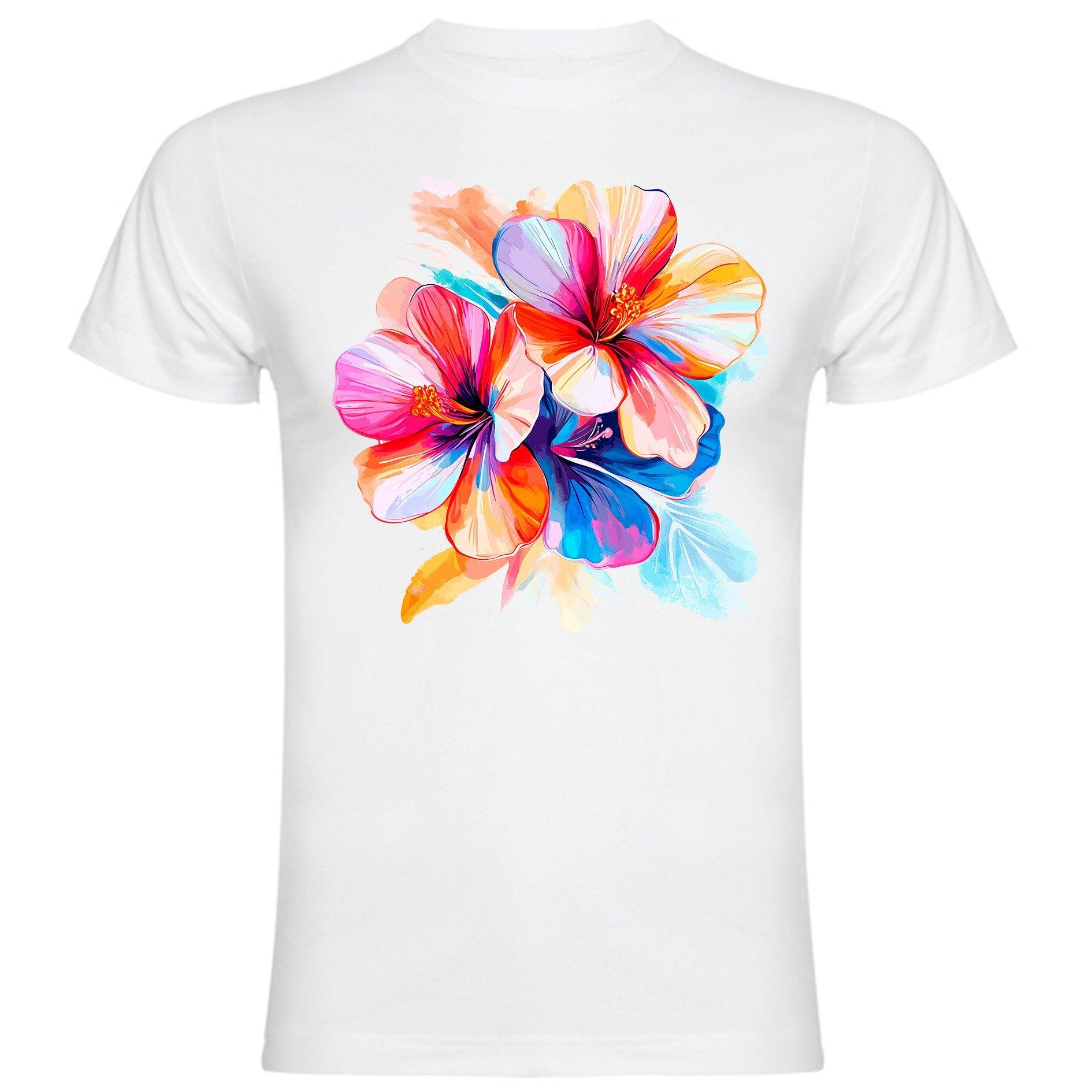 Flores abstractas grandes en estilo pop - art - Weare Young