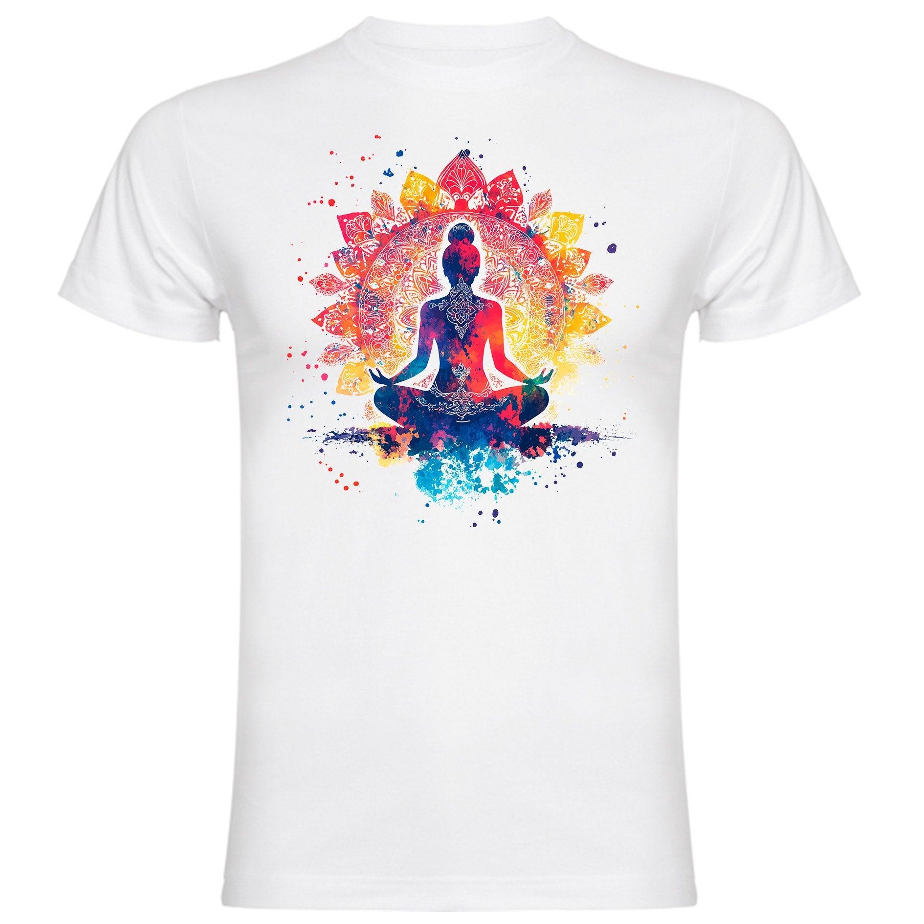 Mandala con patrones florales y figura meditativa - Weare Young