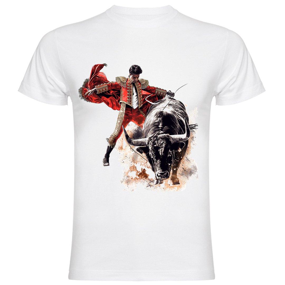 Torero en traje tradicional con un toro - Weare Young